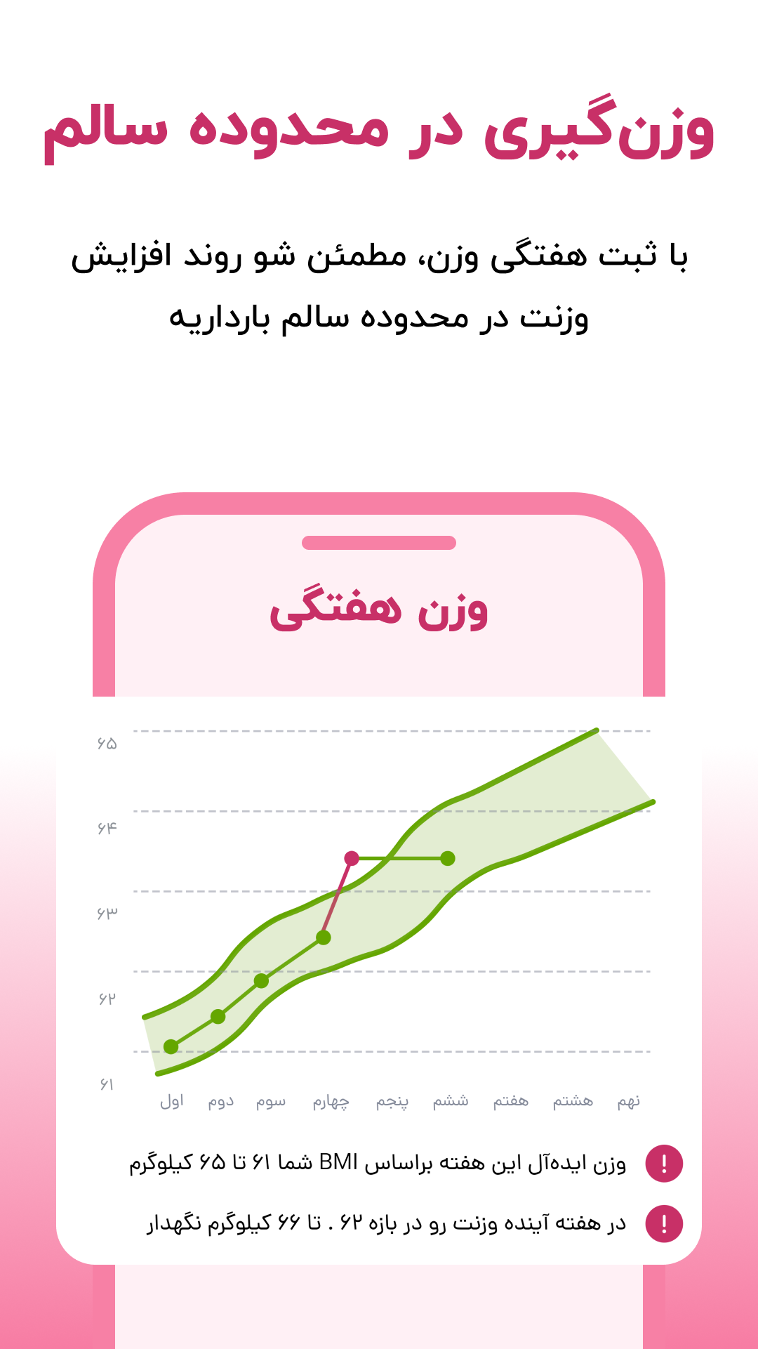 اسکرین شات 6 برنامه ‏‏‏هم تپش | بارداری،تغذیه و ورزش رایگان