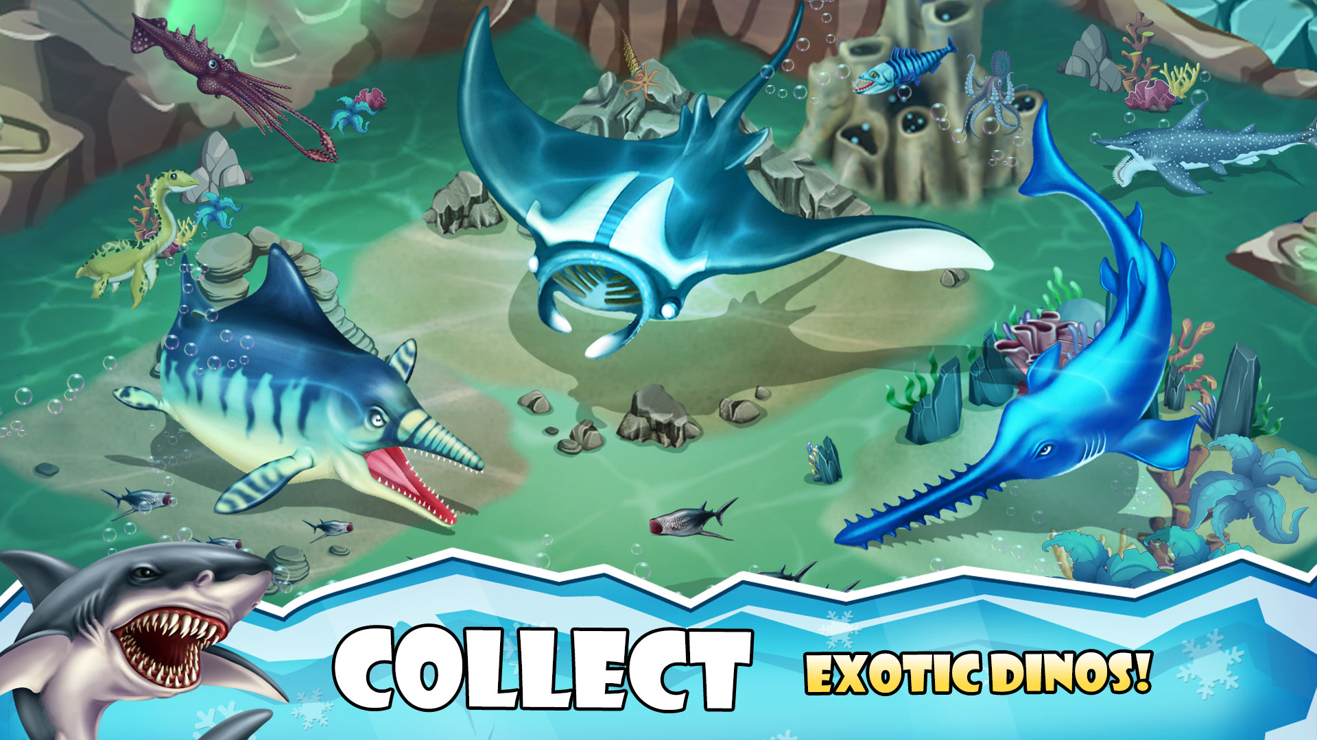 اسکرین شات 2 بازی Jurassic Dino Water World