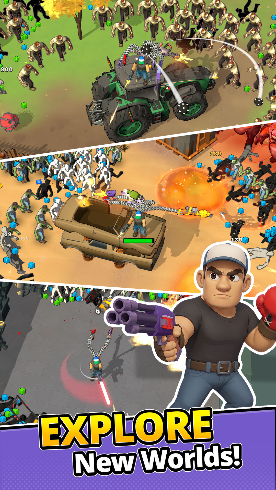 اسکرین شات 2 بازی Z Survivor: Backpack Shooter