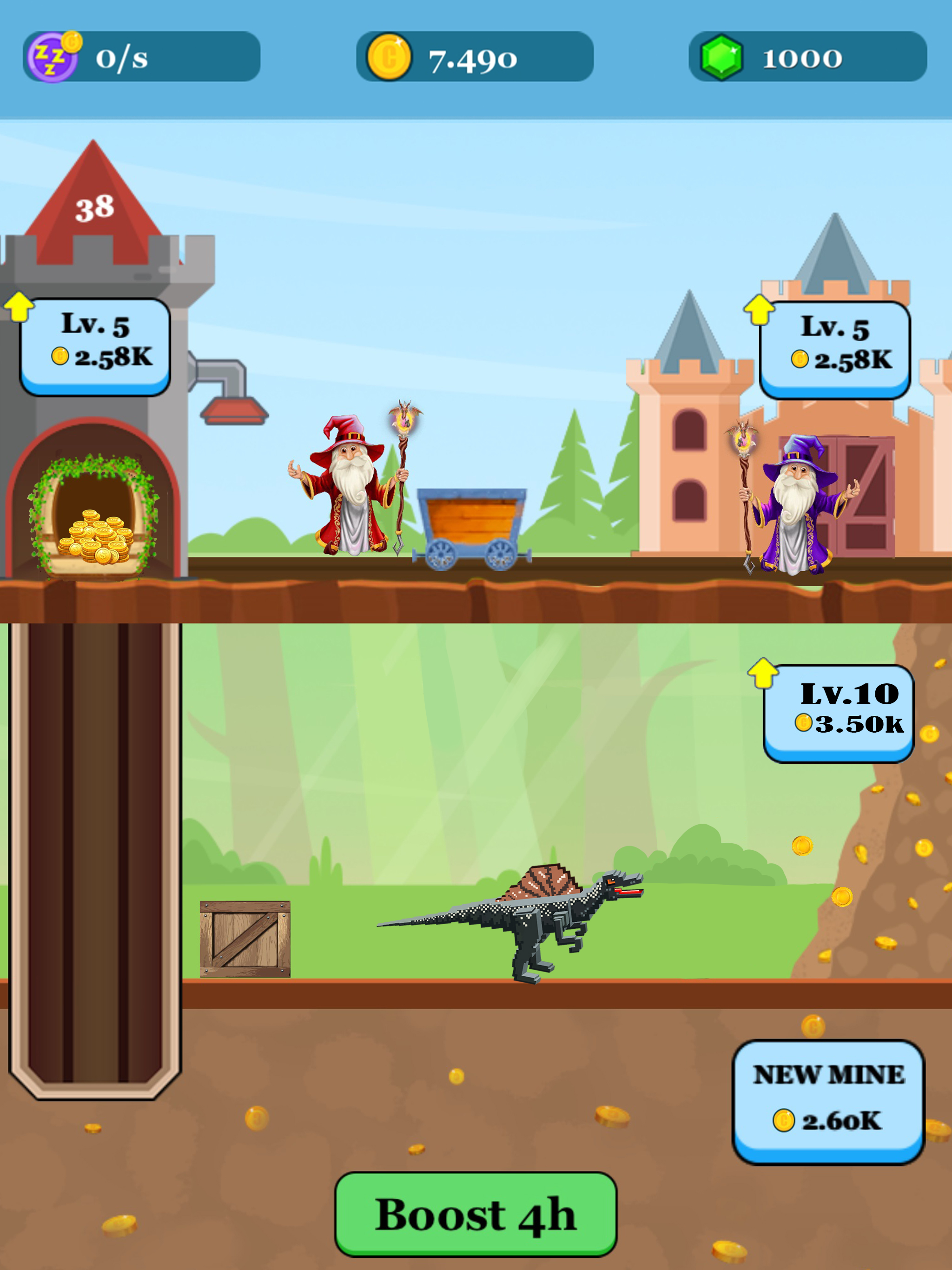 اسکرین شات 3 بازی Jurassic Pixel Craft: dino age