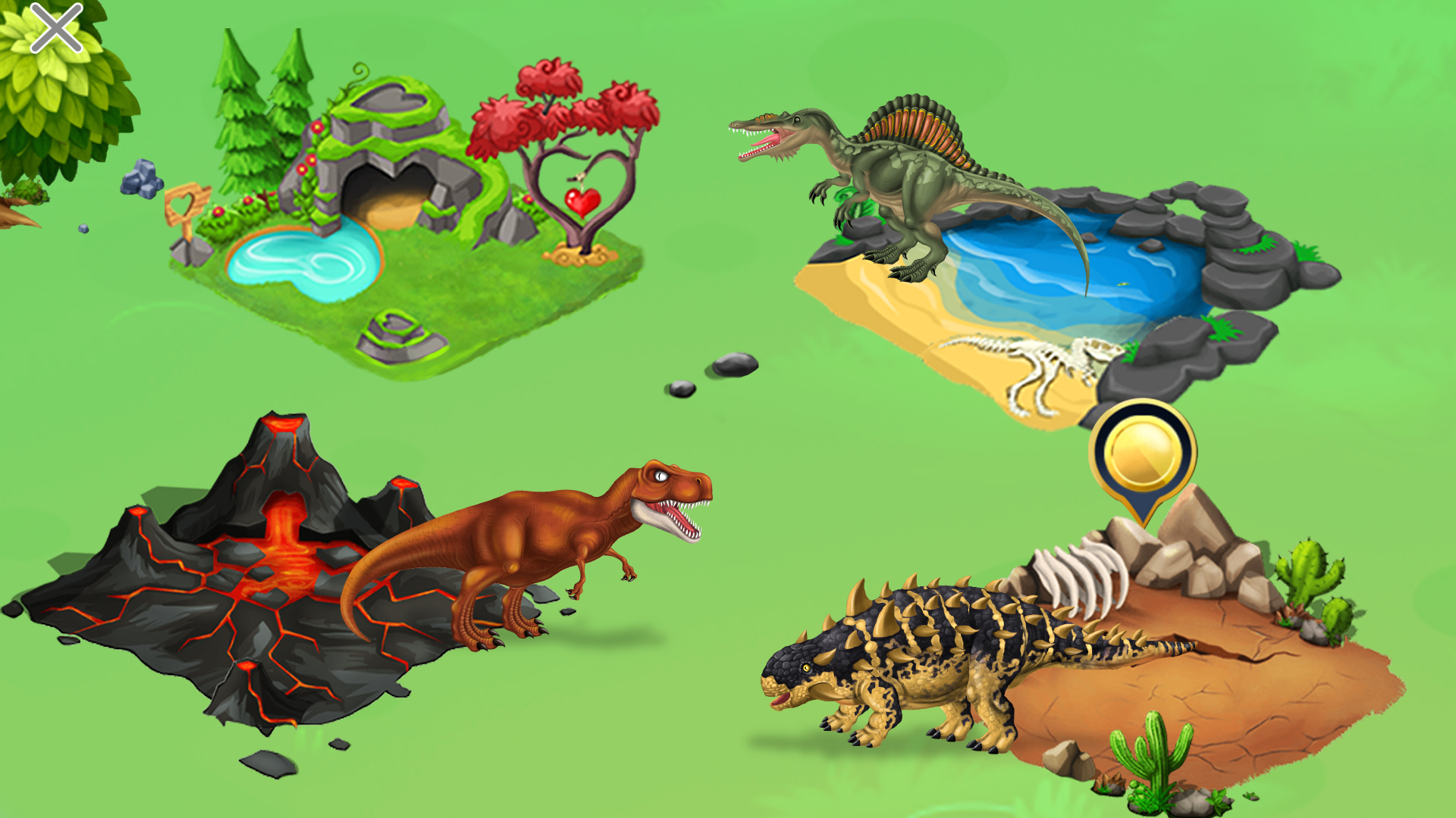 اسکرین شات 2 بازی Dino World - Jurassic Dinosaur