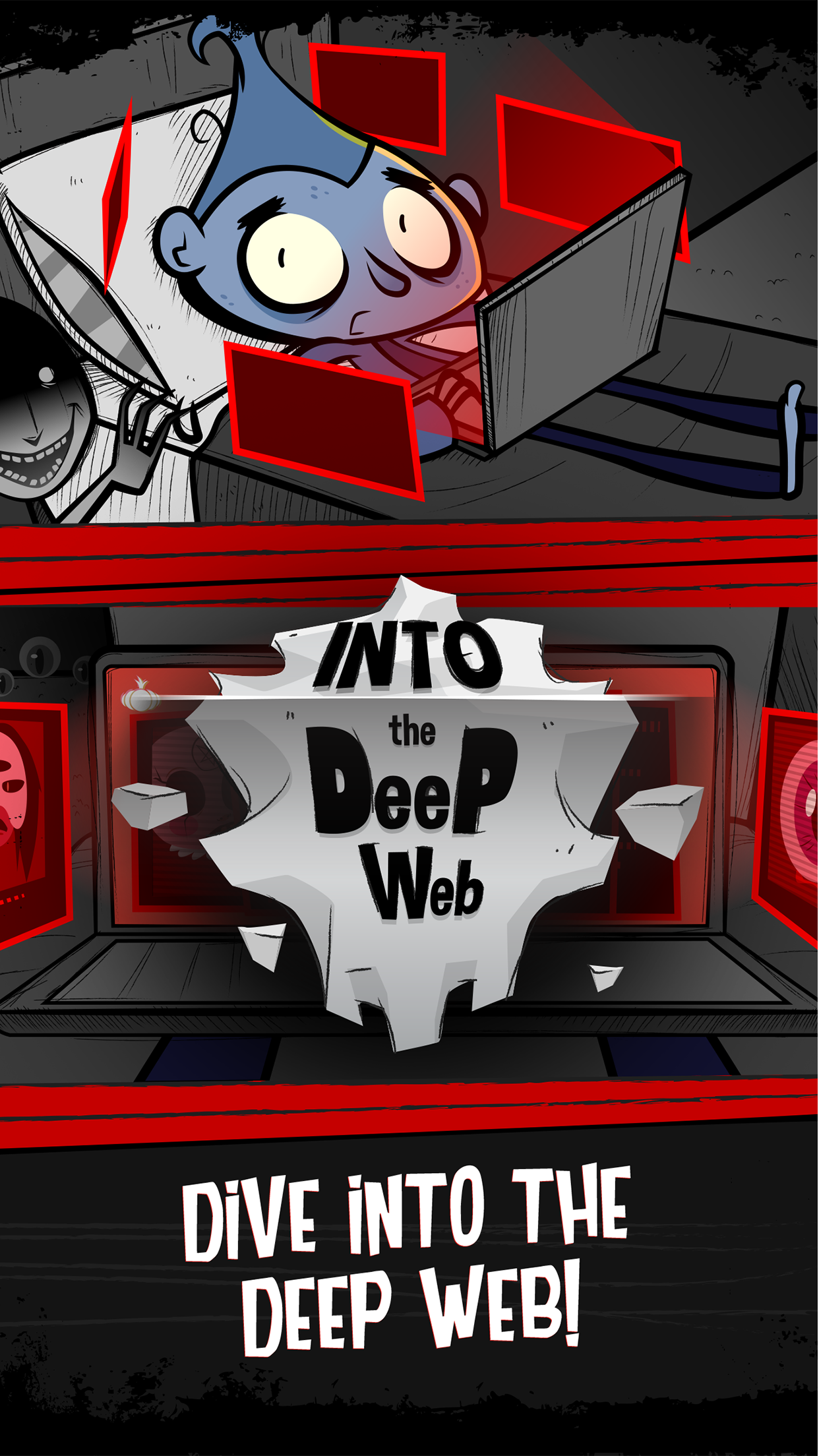 اسکرین شات 1 بازی Into the Deep Web: Idle Game