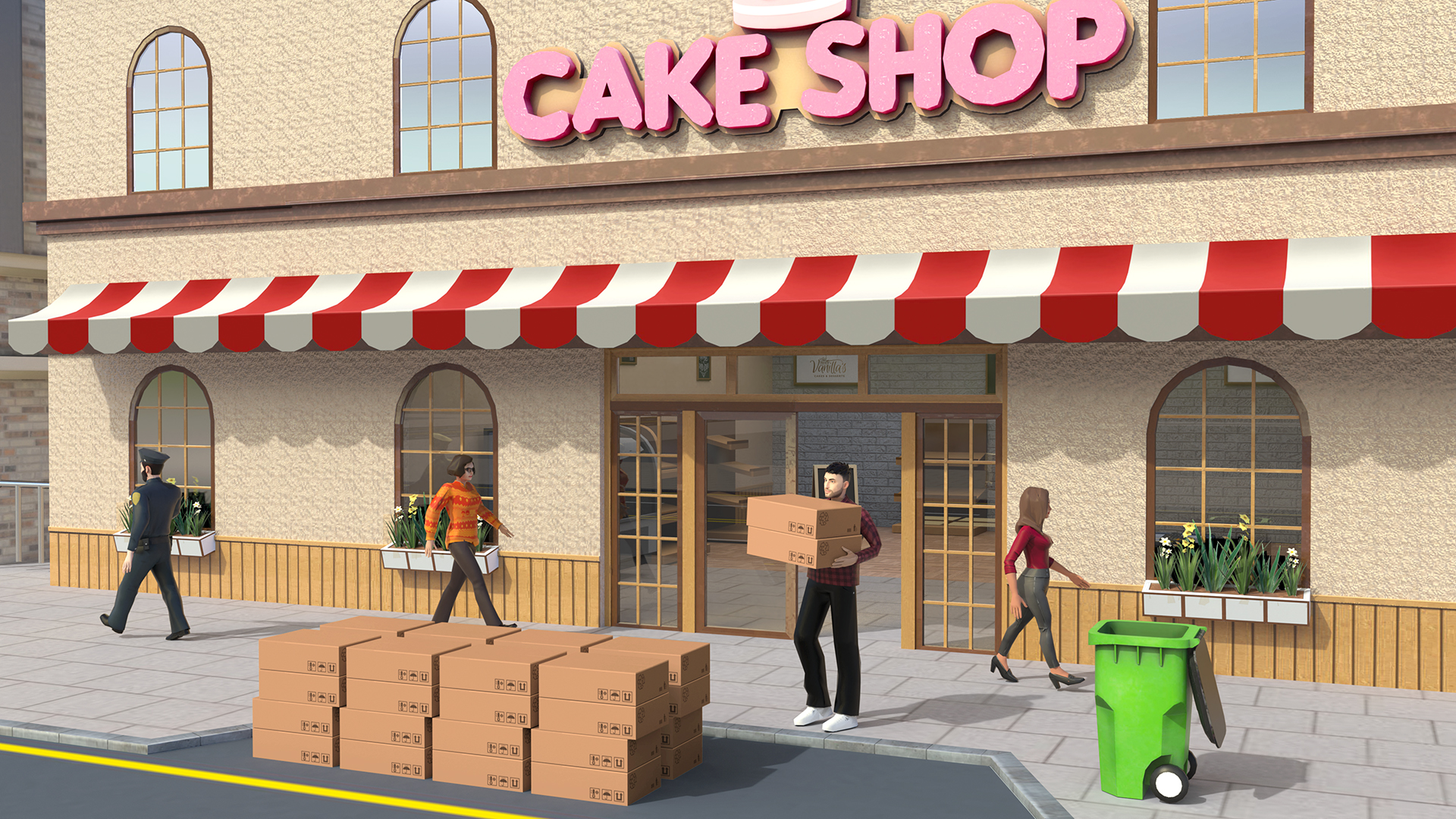 اسکرین شات 1 بازی My Cake Shop Simulator