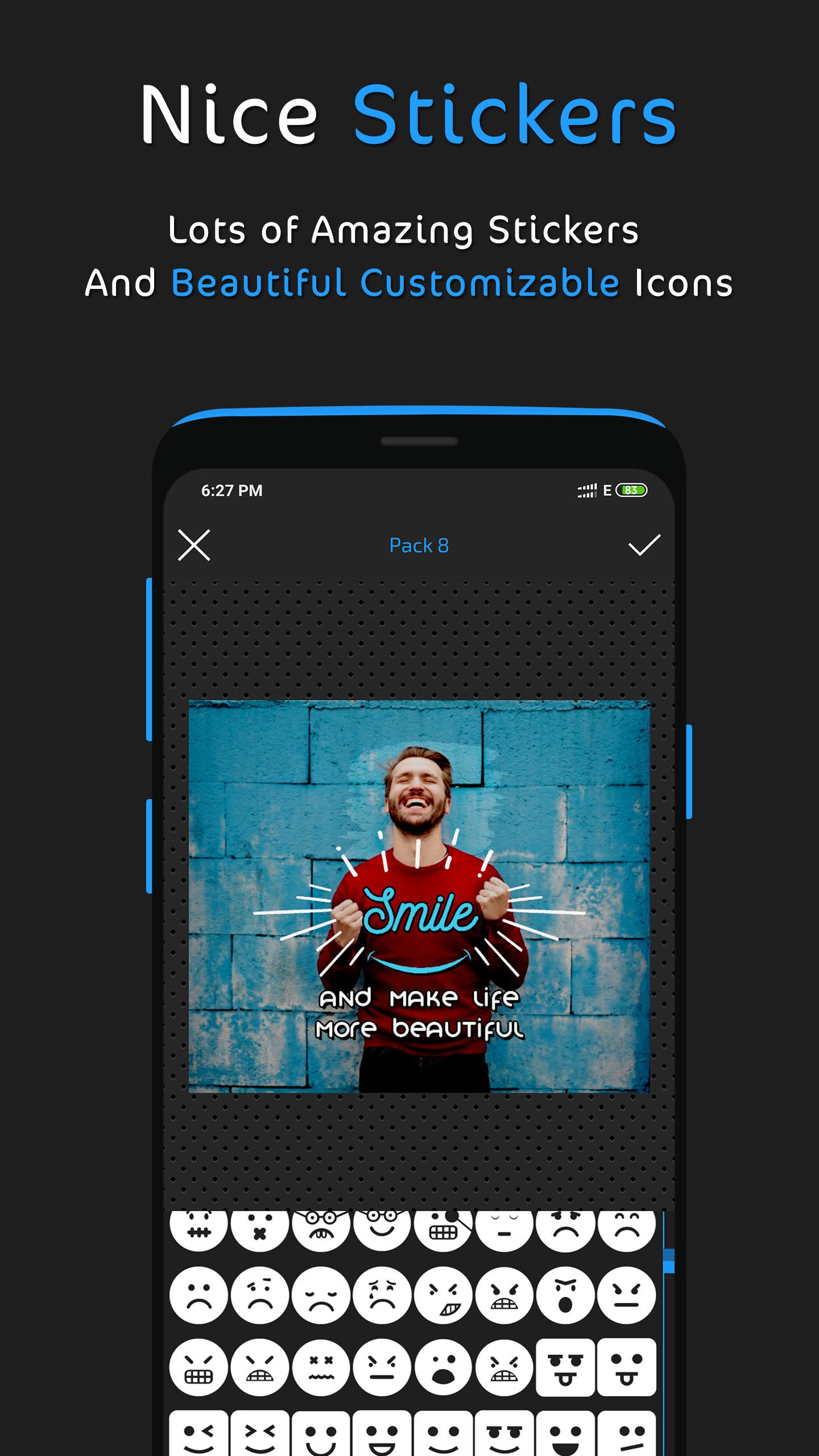 اسکرین شات 3 برنامه Postershop - Typography Design