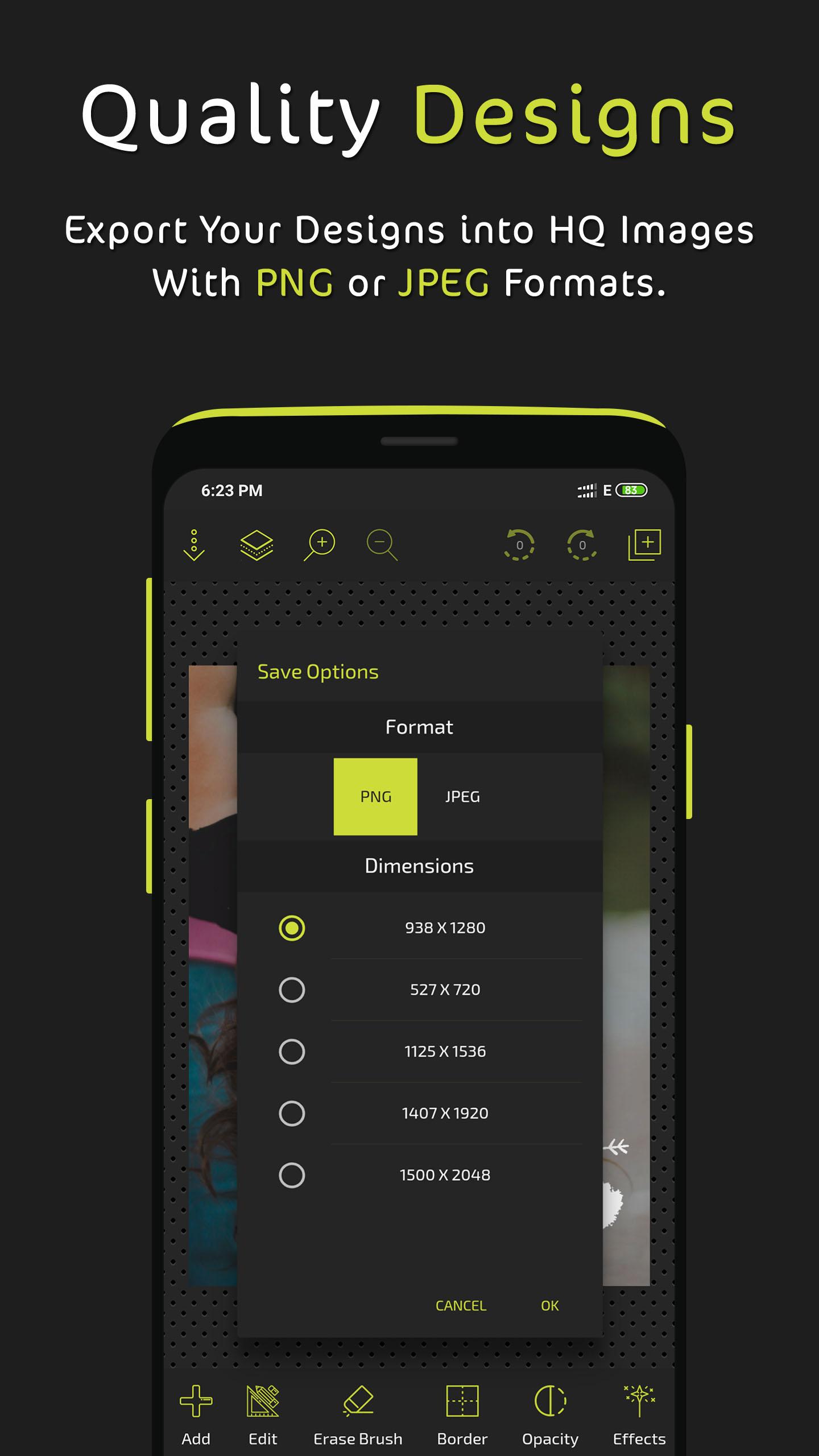 اسکرین شات 4 برنامه Postershop - Typography Design
