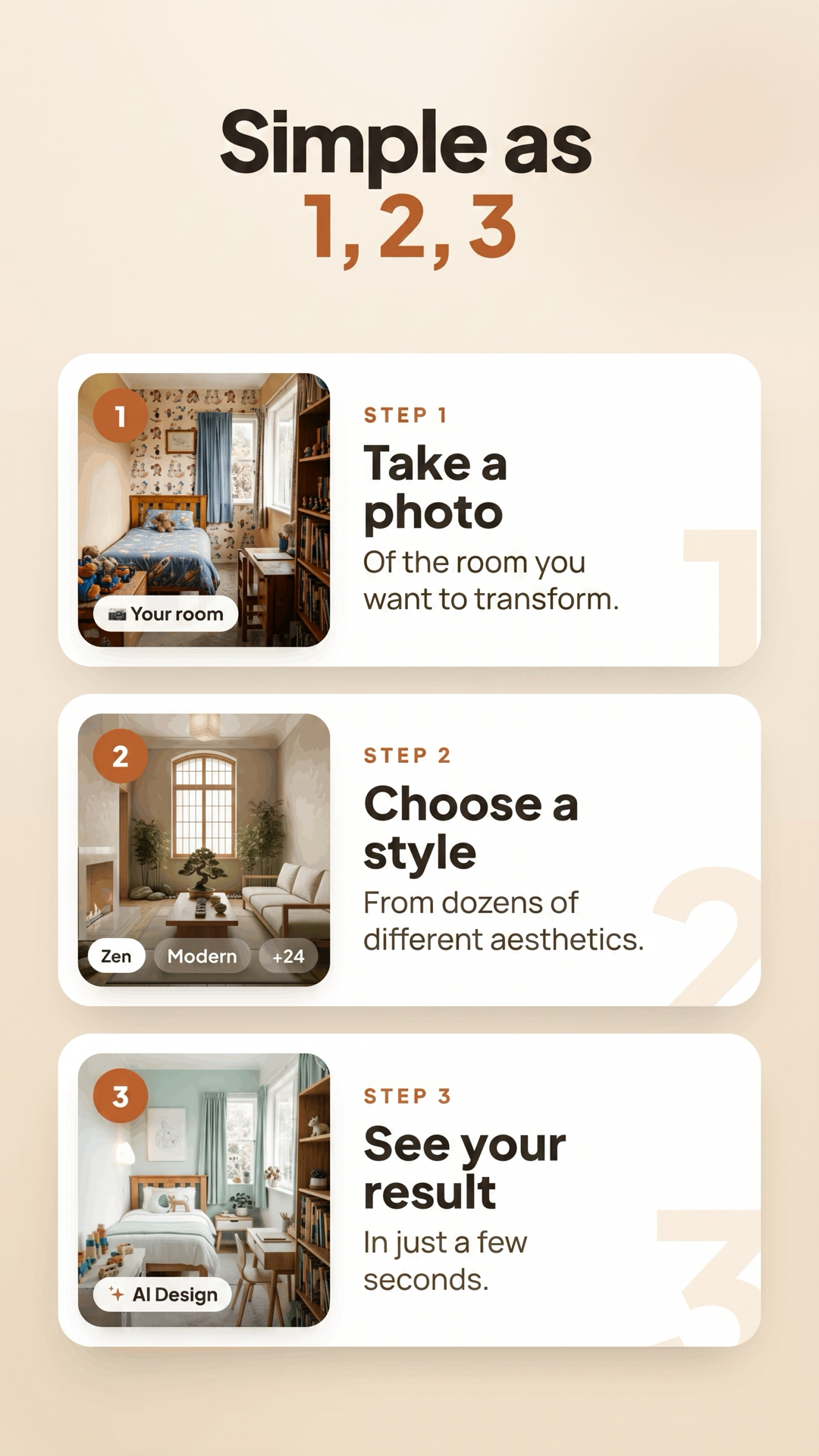 اسکرین شات 6 برنامه AI Redesign - Home Design