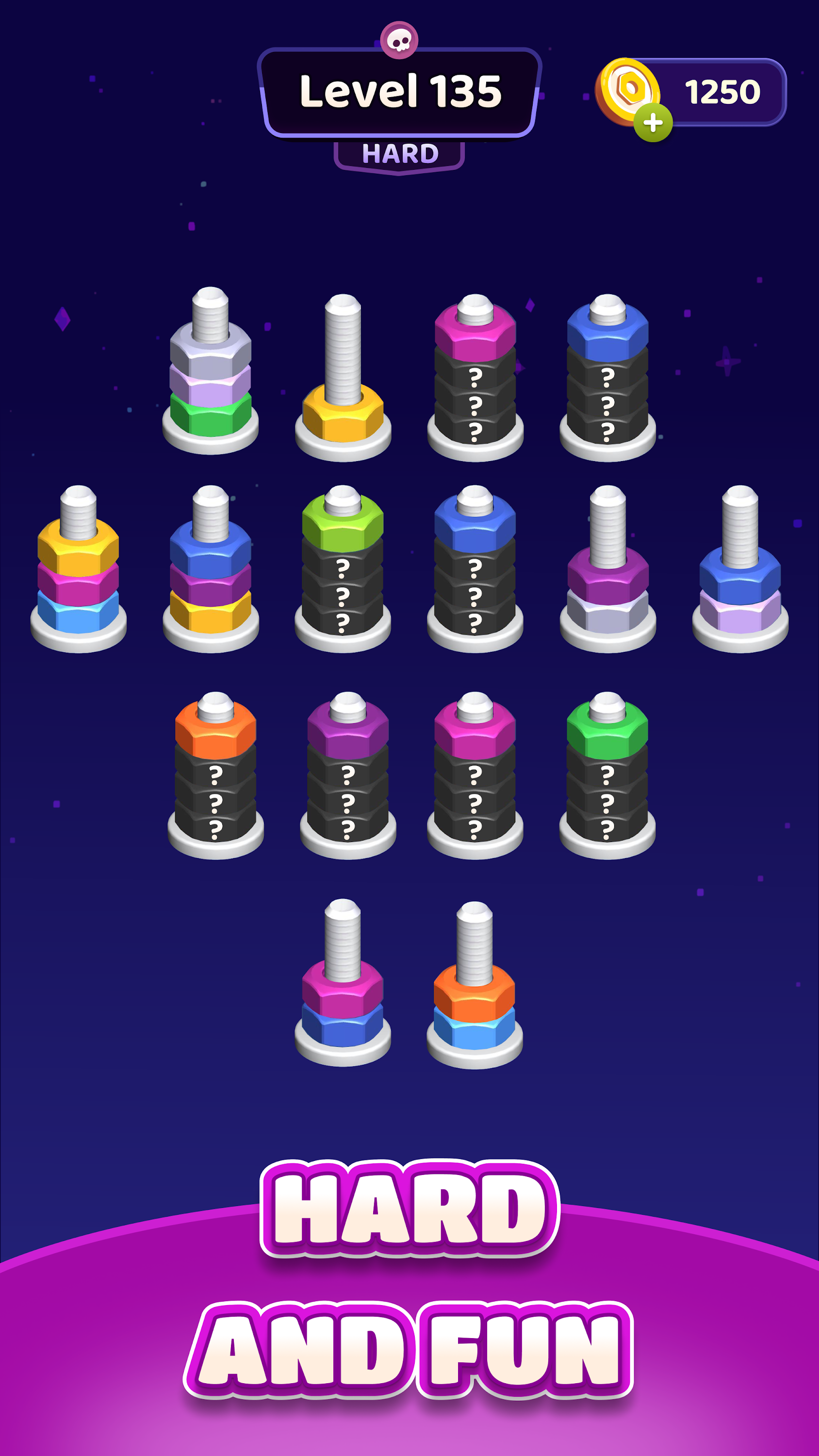 اسکرین شات 4 بازی Nut Sort Blast: Color Puzzle