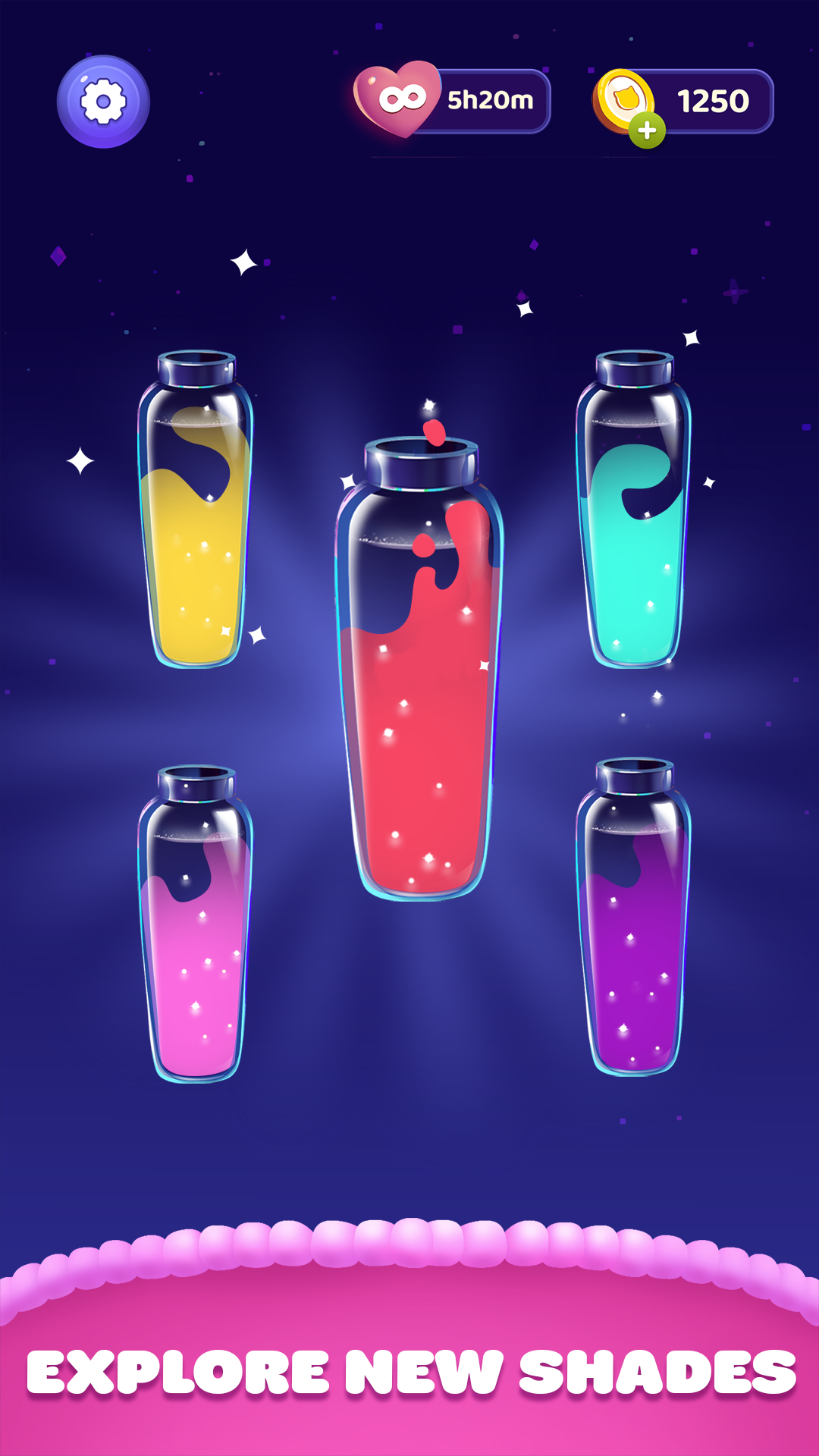 اسکرین شات 3 بازی Color Sort Water Purrfect Puzz