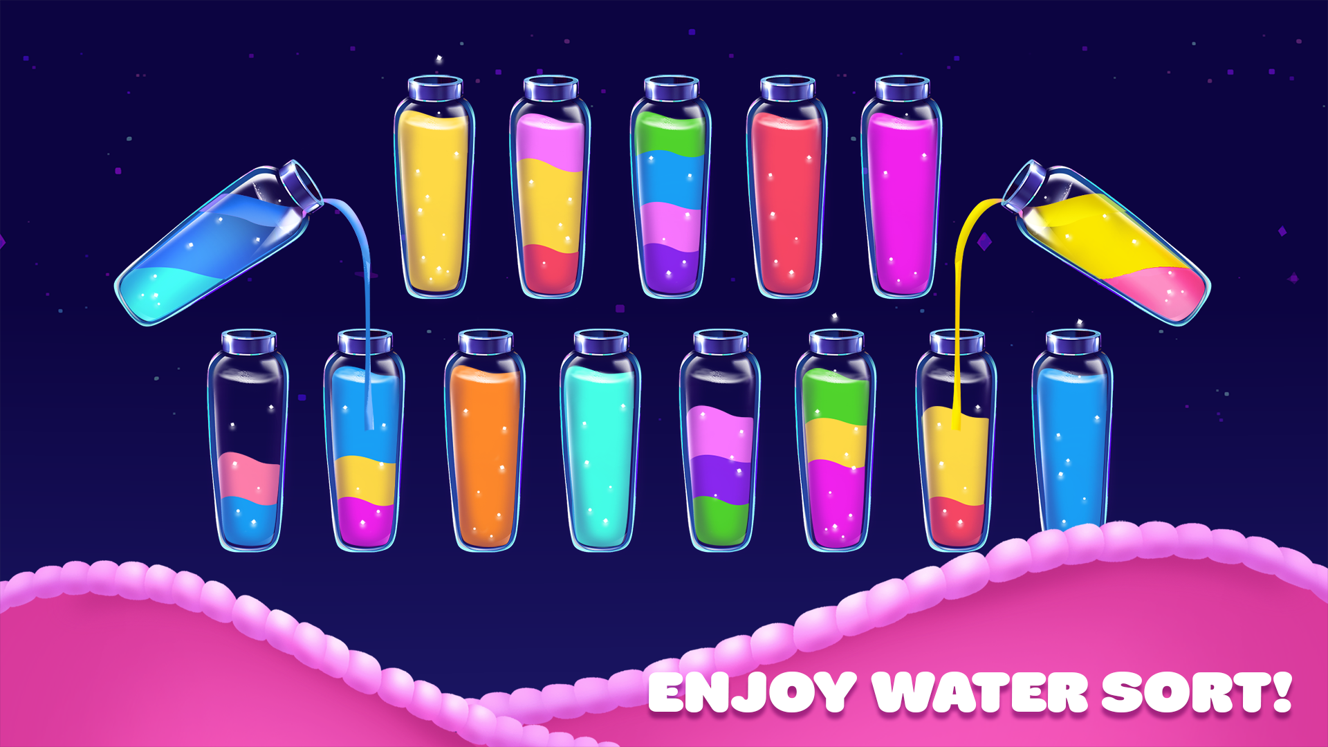 اسکرین شات 7 بازی Color Sort Water Purrfect Puzz