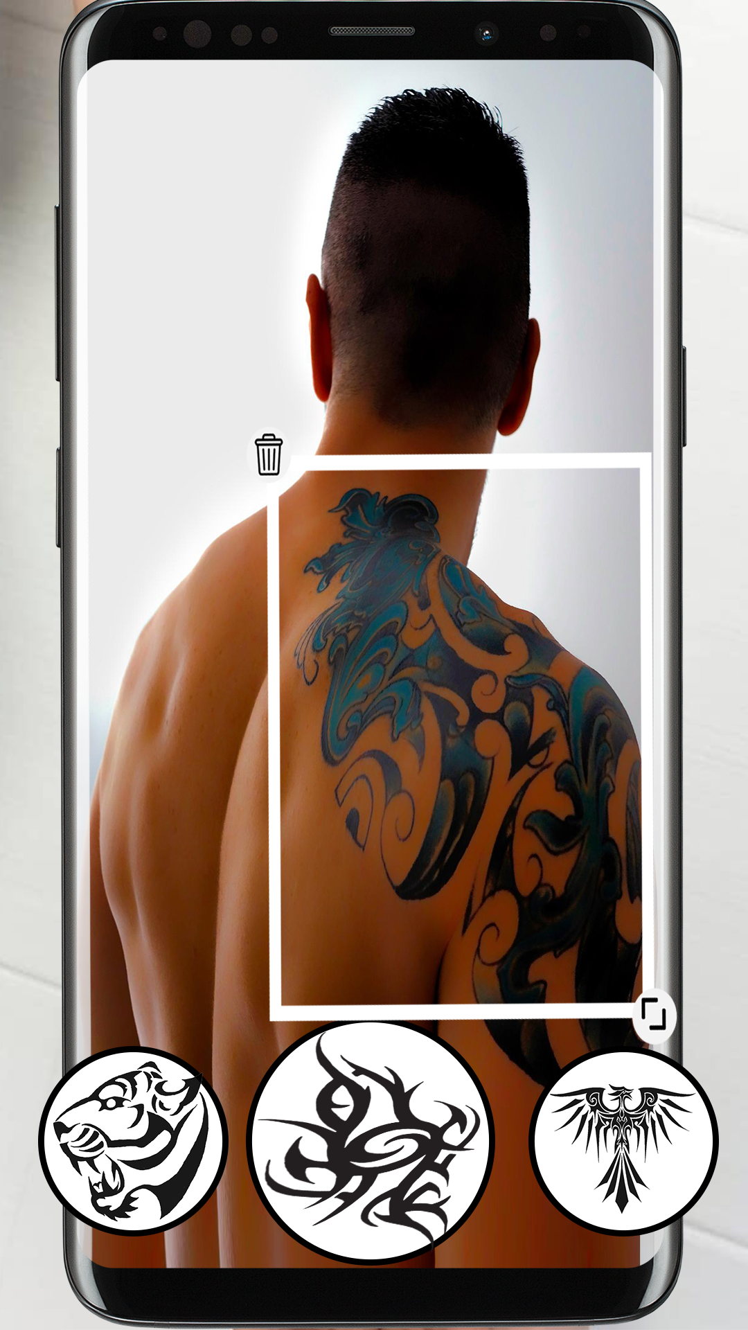 اسکرین شات 2 برنامه Tattoo Photo Editing App