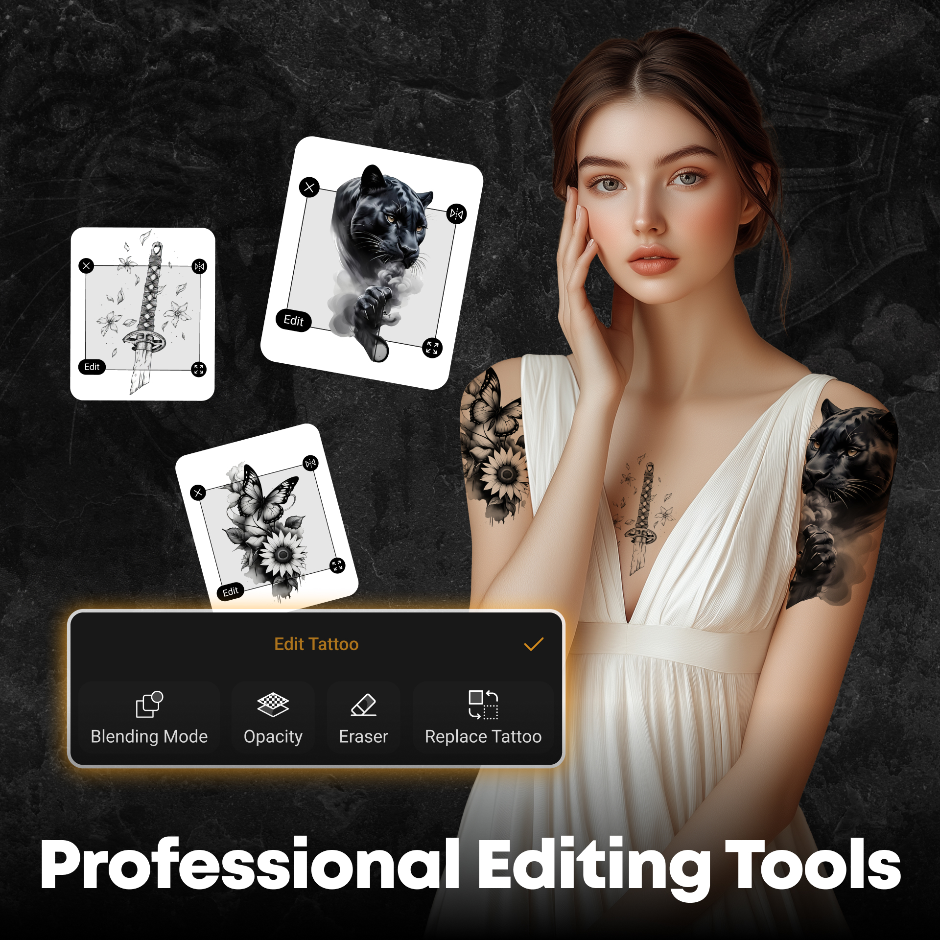 اسکرین شات 5 برنامه Tattoo Maker - Tattoo Design