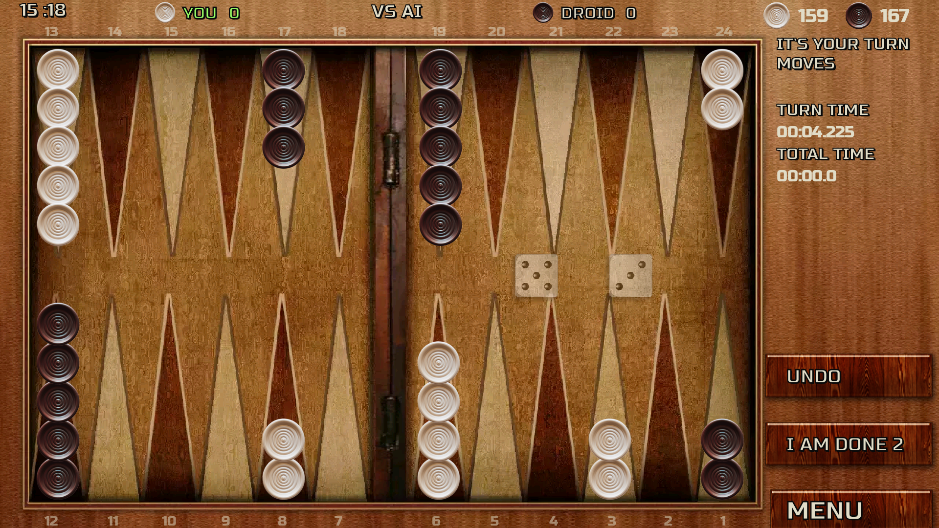 اسکرین شات 1 بازی Backgammon Games : +18