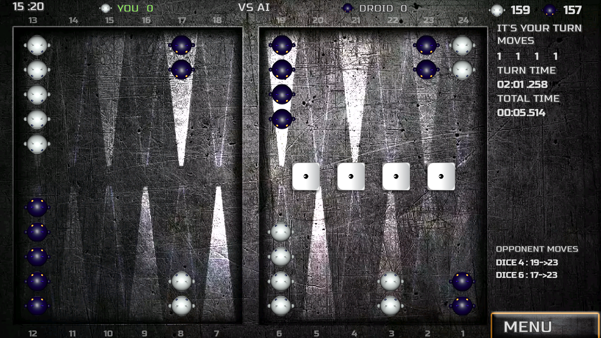 اسکرین شات 6 بازی Backgammon Games : +18