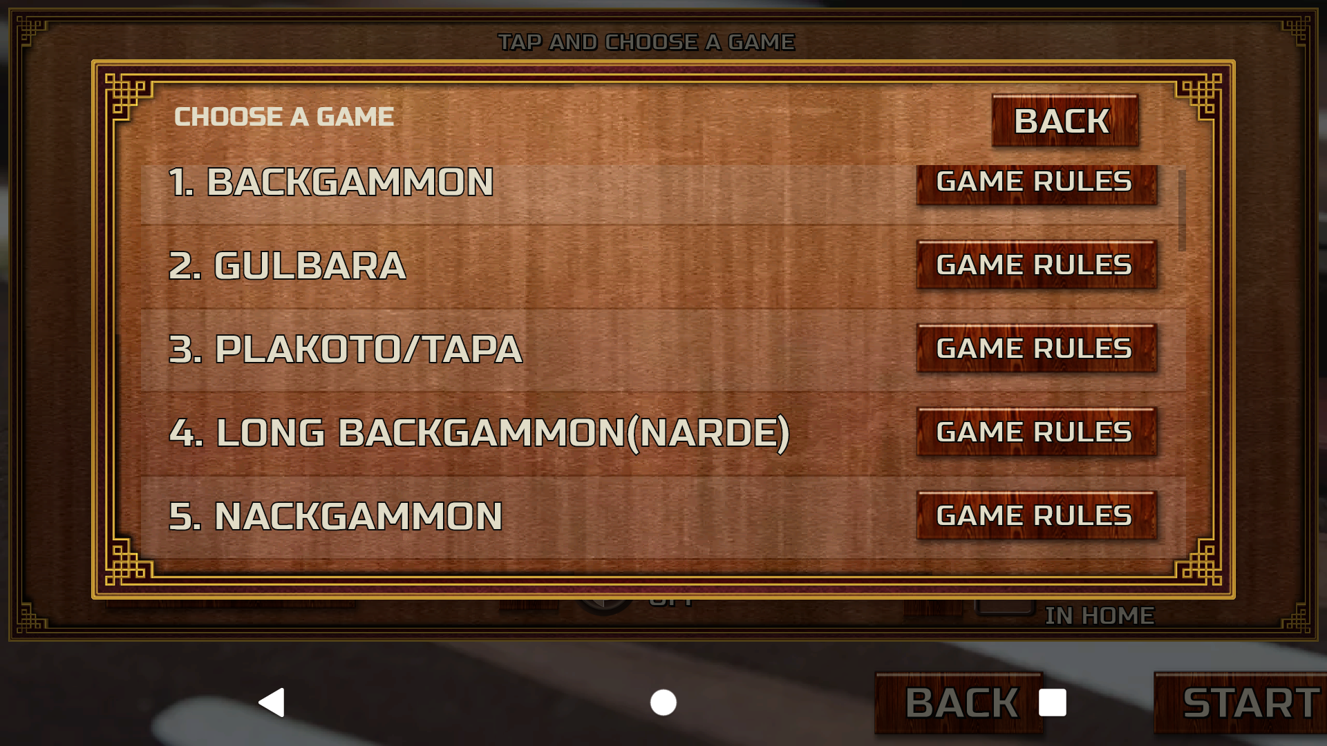 اسکرین شات 2 بازی Backgammon Games : +18