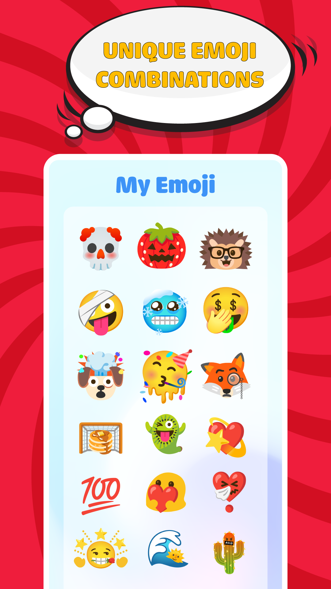 اسکرین شات 3 برنامه Emoji Maker - DIY Emoji Merge