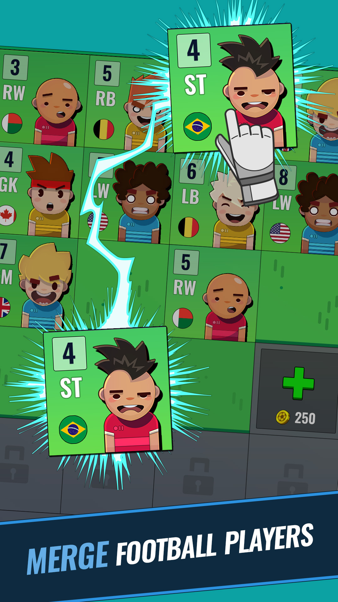 اسکرین شات 2 بازی Merge Football Manager: Soccer