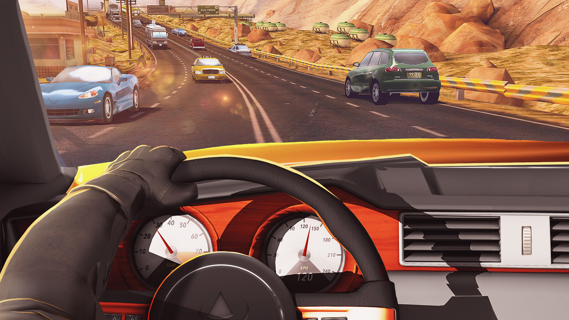 اسکرین شات 2 بازی Traffic Xtreme: Car Speed Race