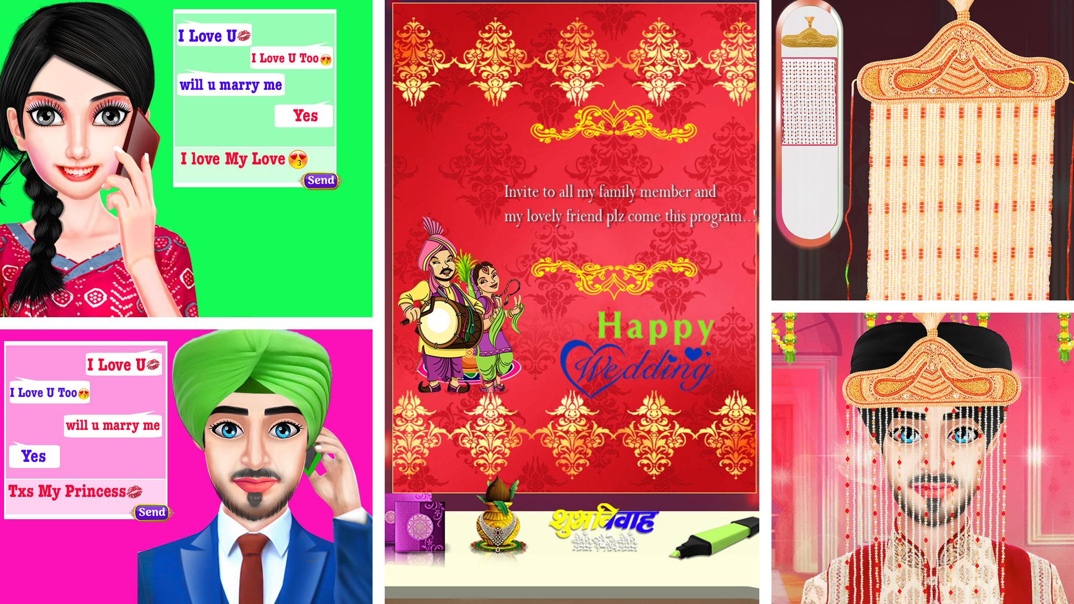اسکرین شات 6 برنامه Punjabi Wedding Indian Games