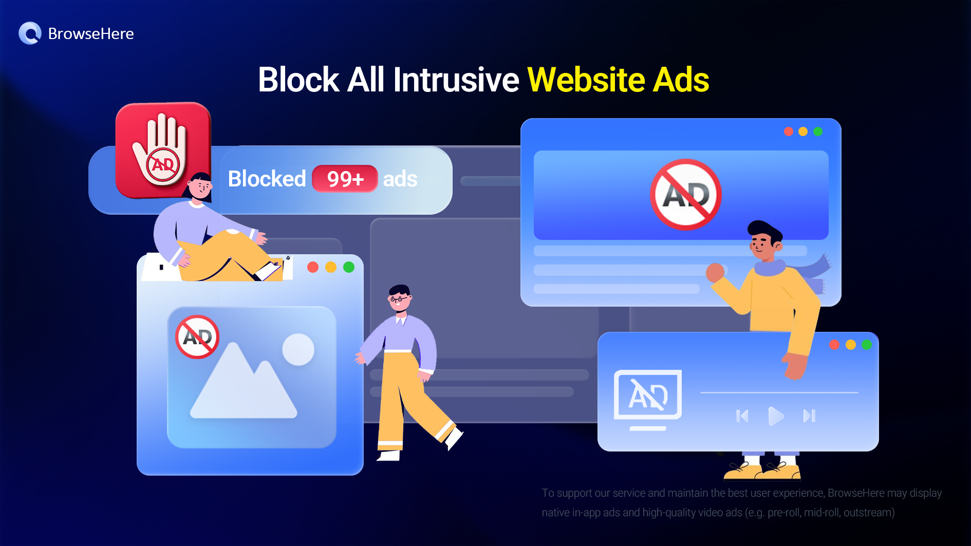اسکرین شات 1 برنامه Browser TV Web - BrowseHere