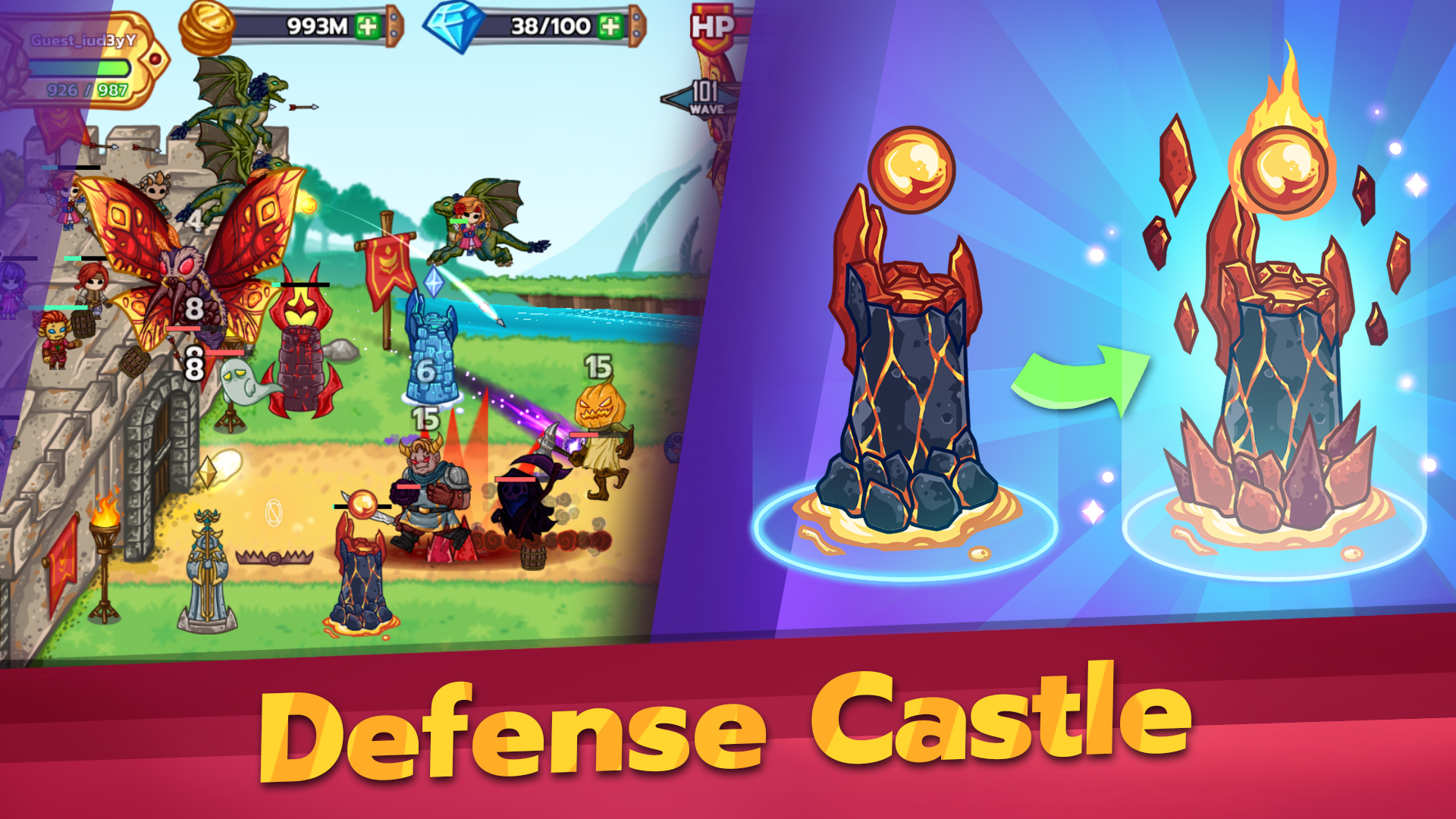 اسکرین شات 2 بازی Kingdom Castle - Tower Defense