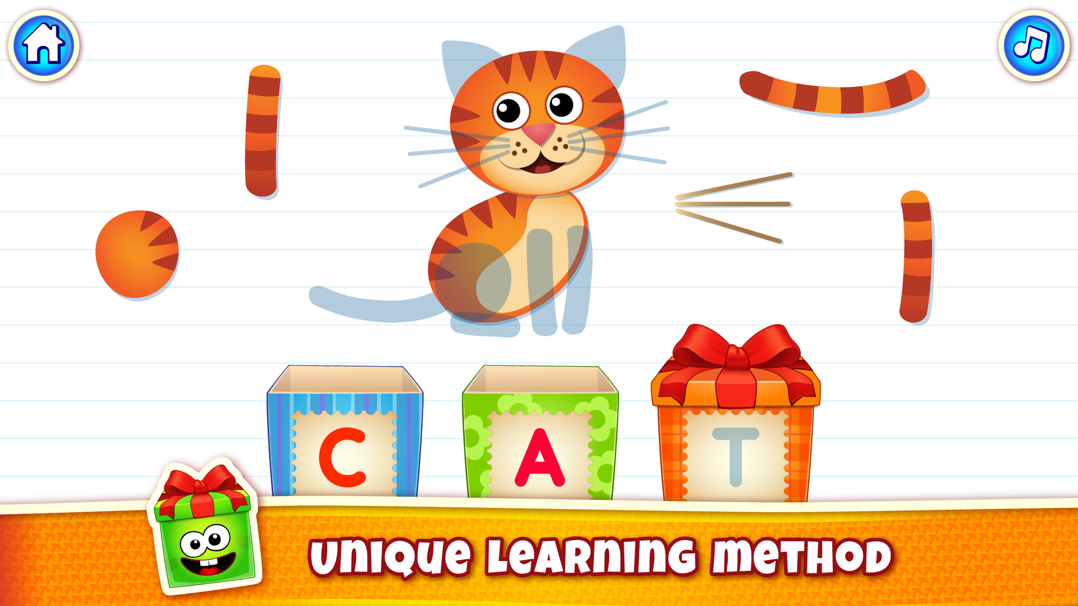 اسکرین شات 6 بازی Bini ABC Kids Alphabet Games!