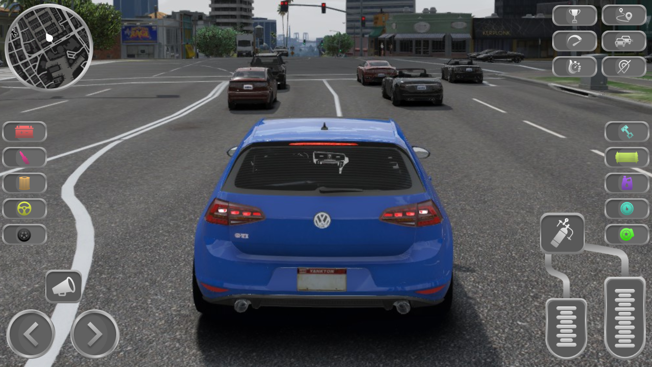 اسکرین شات 2 بازی Golf GTI: City Car Racing