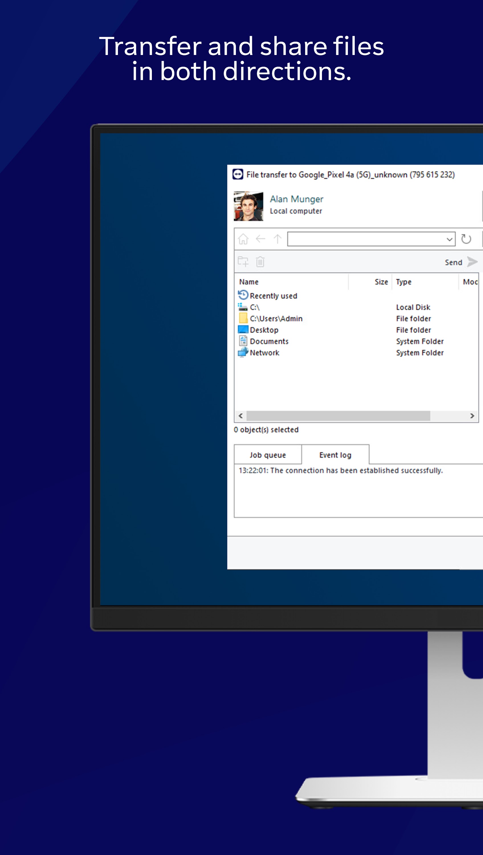 اسکرین شات 6 برنامه TeamViewer Host