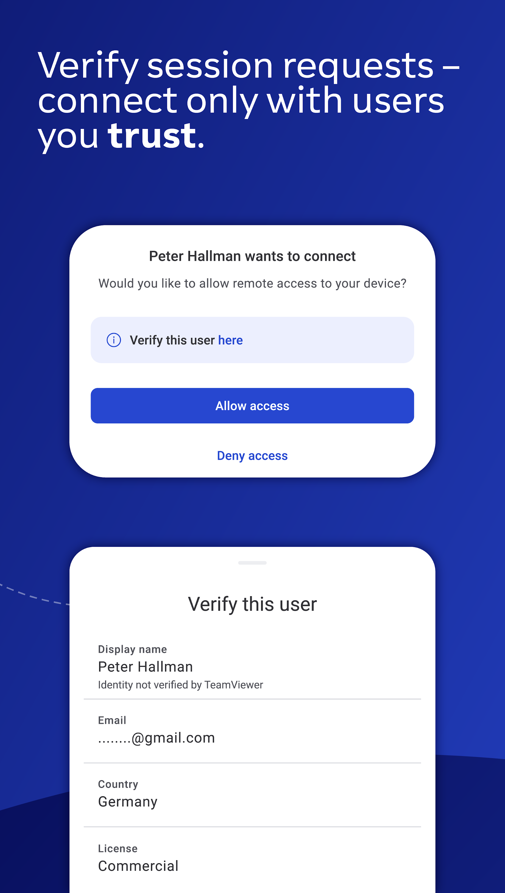 اسکرین شات 5 برنامه TeamViewer QuickSupport