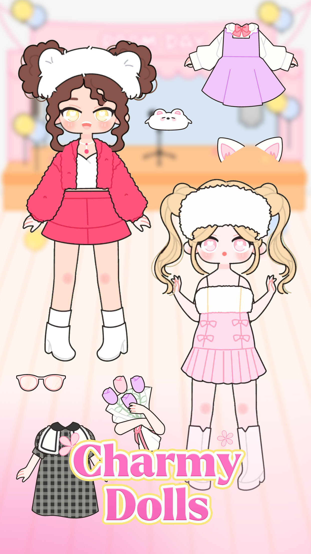اسکرین شات 8 بازی Charmy Dolls : Dress Up Game