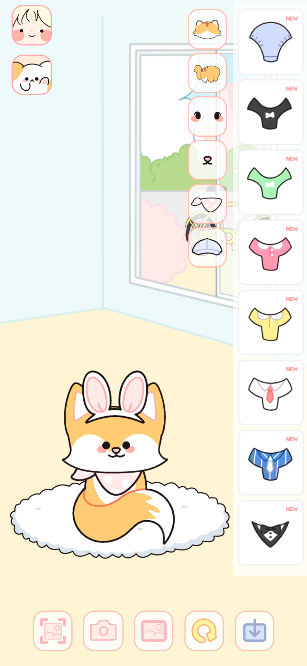 اسکرین شات 3 بازی Lovely Doll : Dress Up Game