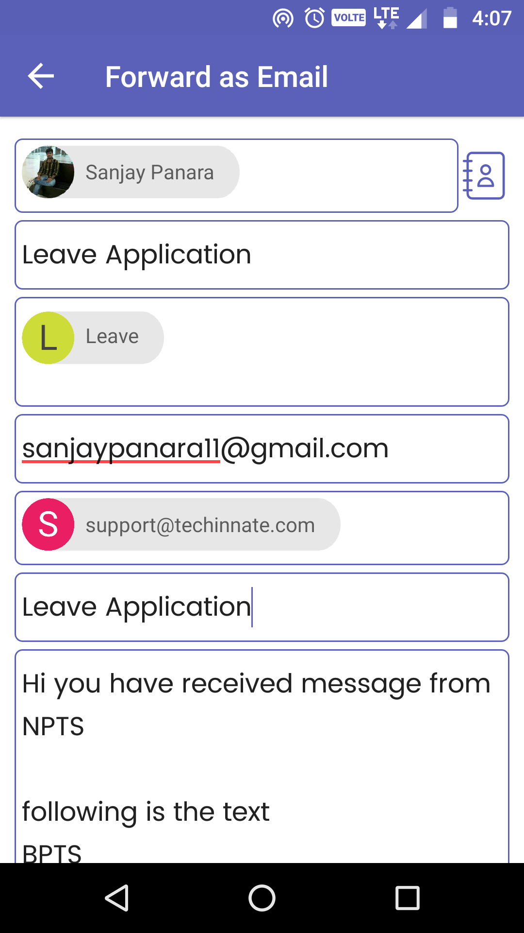 اسکرین شات 5 برنامه SMS Auto Forwarder & Messaging