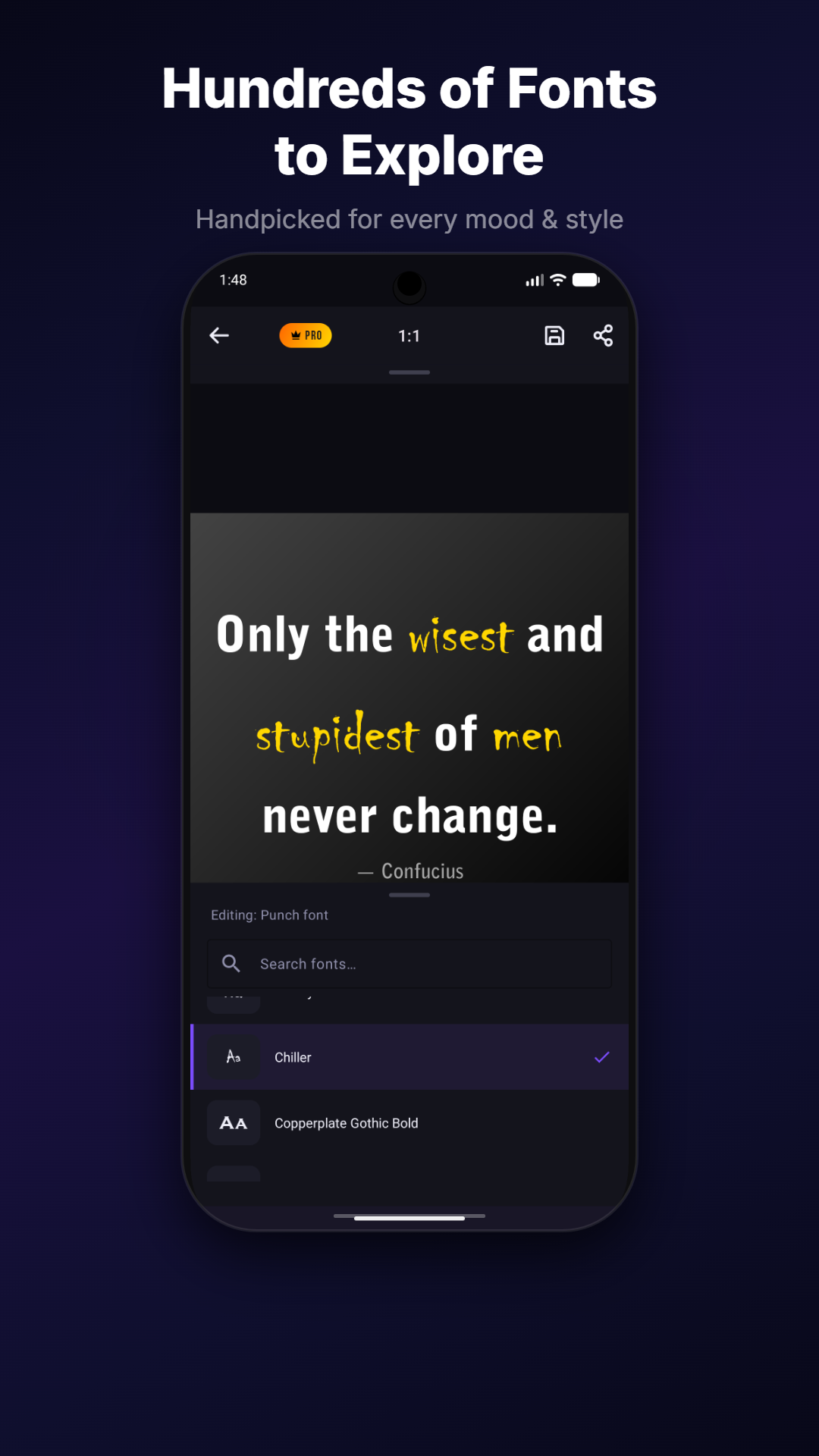 اسکرین شات 6 برنامه Quotes Creator & Quote Maker