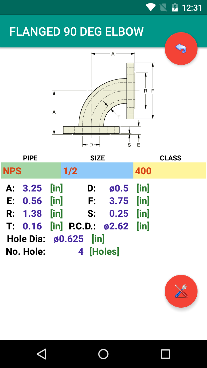 اسکرین شات 4 برنامه Pipe and Fitting