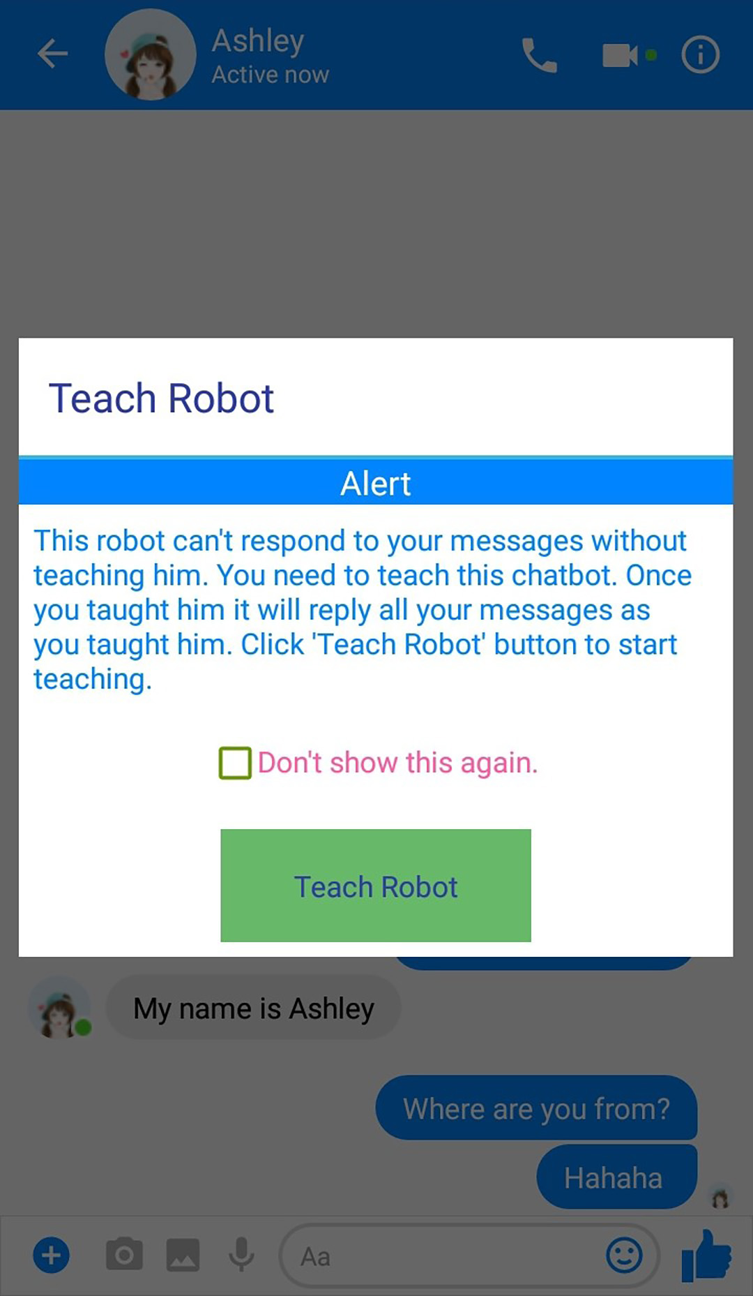 اسکرین شات 4 برنامه Fake Chat Conversation Chatbot