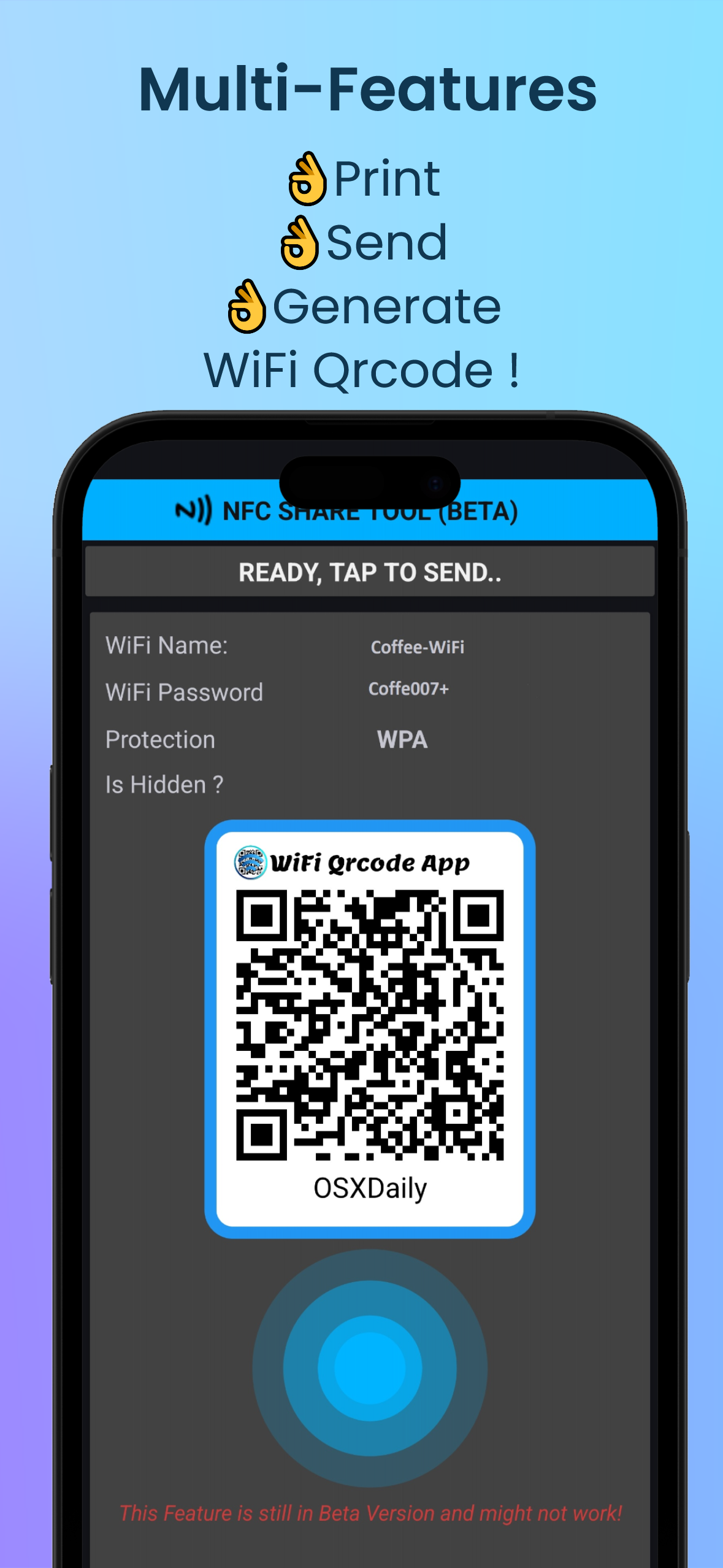 اسکرین شات 7 برنامه WiFi QrCode Password scanner
