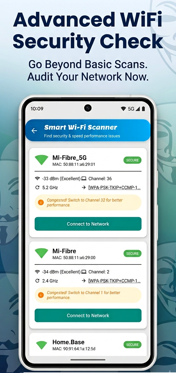 اسکرین شات 7 برنامه WiFi QrCode Password scanner