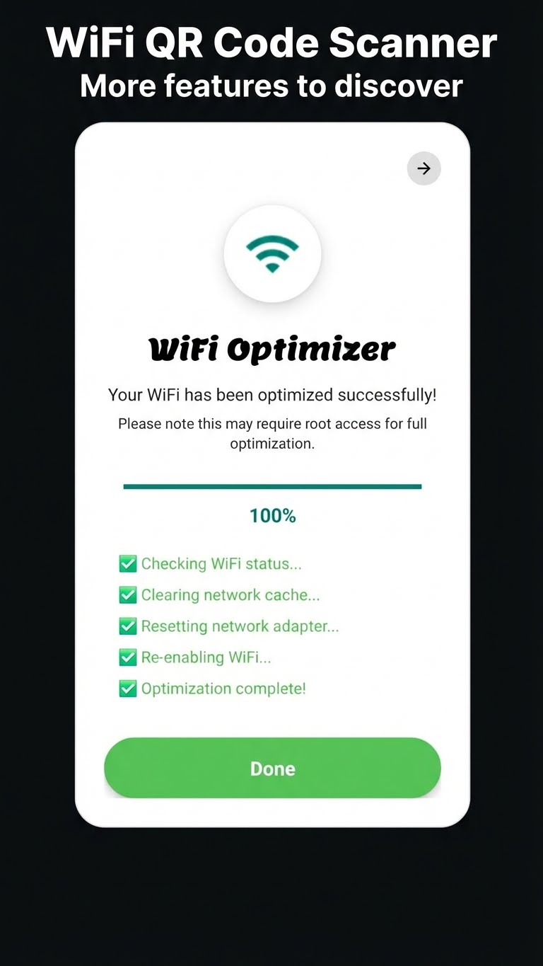 اسکرین شات 6 برنامه WiFi QrCode Password scanner