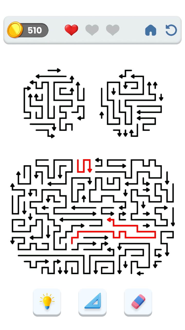 اسکرین شات 5 بازی Arrow Puzzle - Escape Game