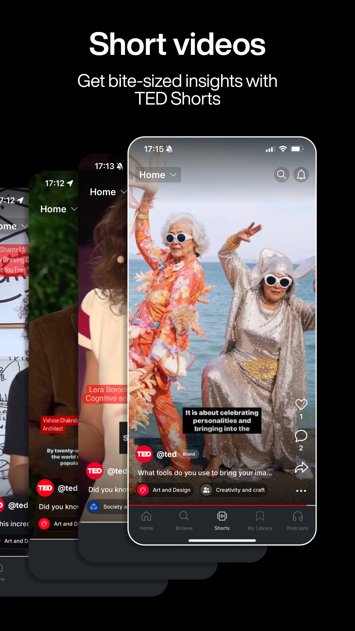 اسکرین شات 3 برنامه TED Talks: Watch and Learn