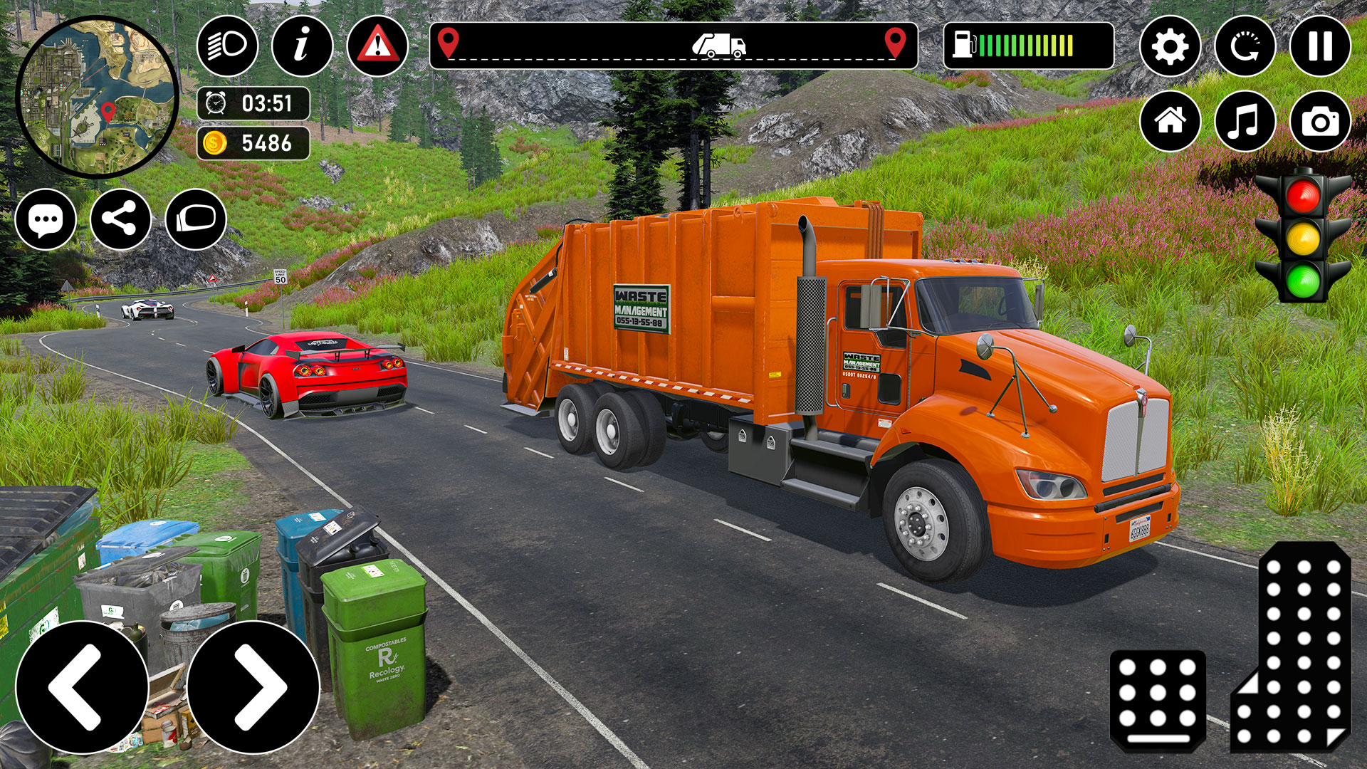 اسکرین شات 4 بازی Garbage Truck Games 2025