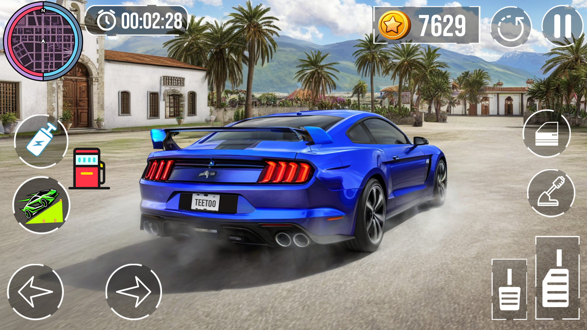 اسکرین شات 1 بازی Crazy Car Drifting and Driving