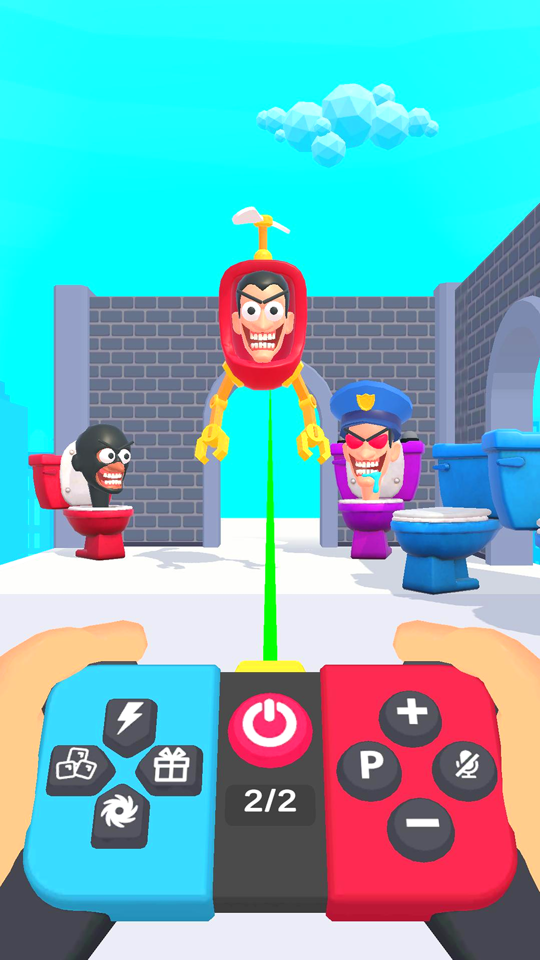 اسکرین شات 4 بازی Toilet Monster Invasion
