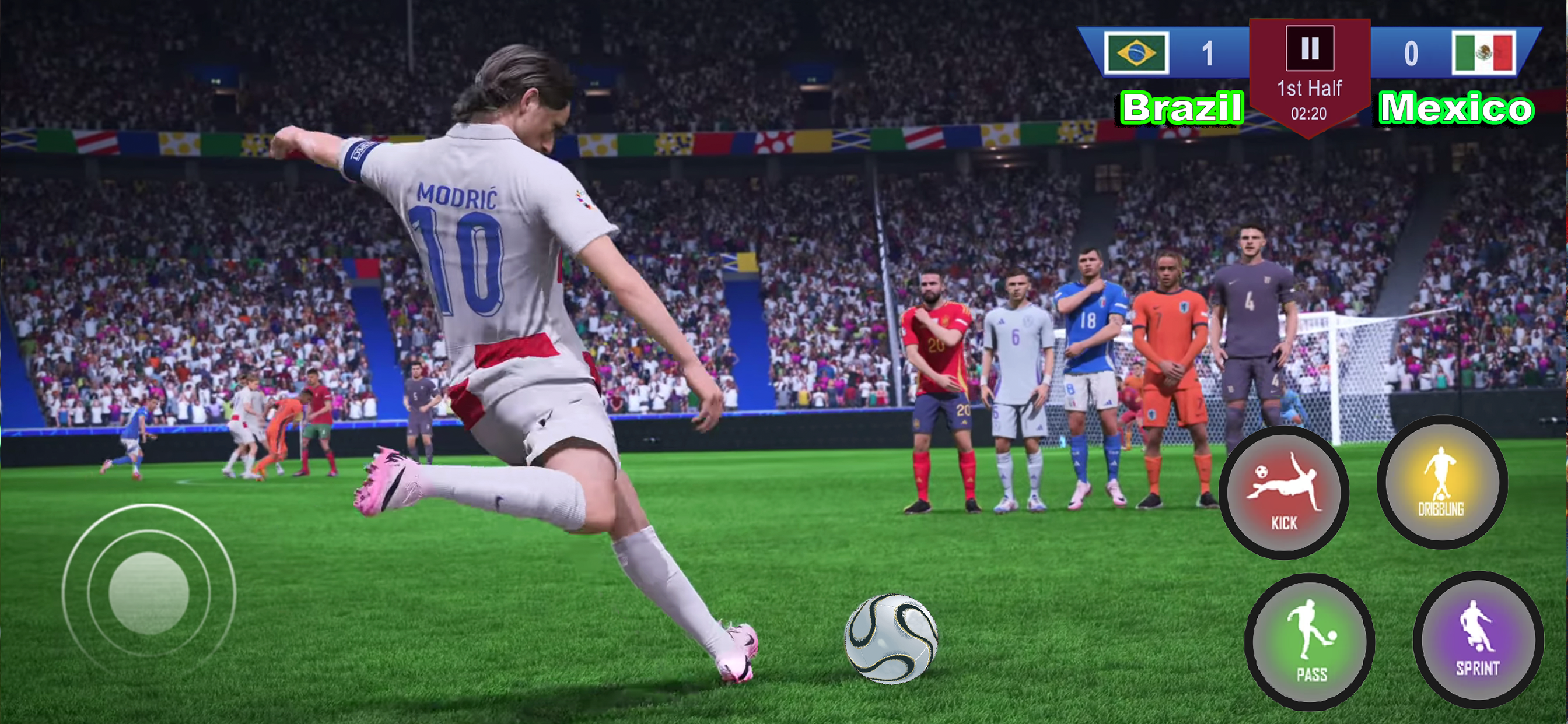 اسکرین شات 1 بازی Football Games 2026: Pro Kick