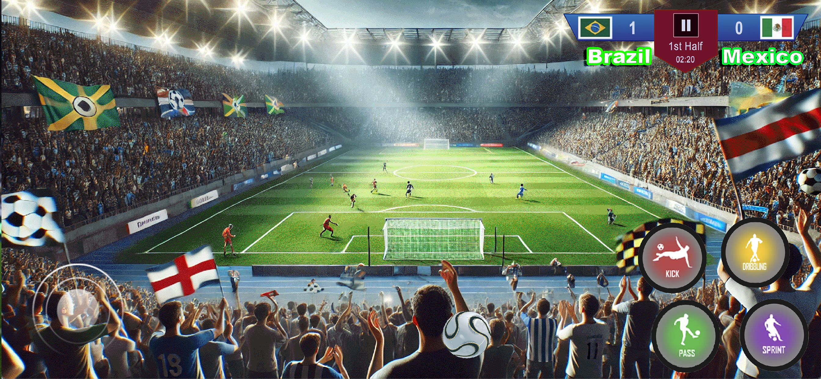 اسکرین شات 6 بازی Football Games 2026: Pro Kick