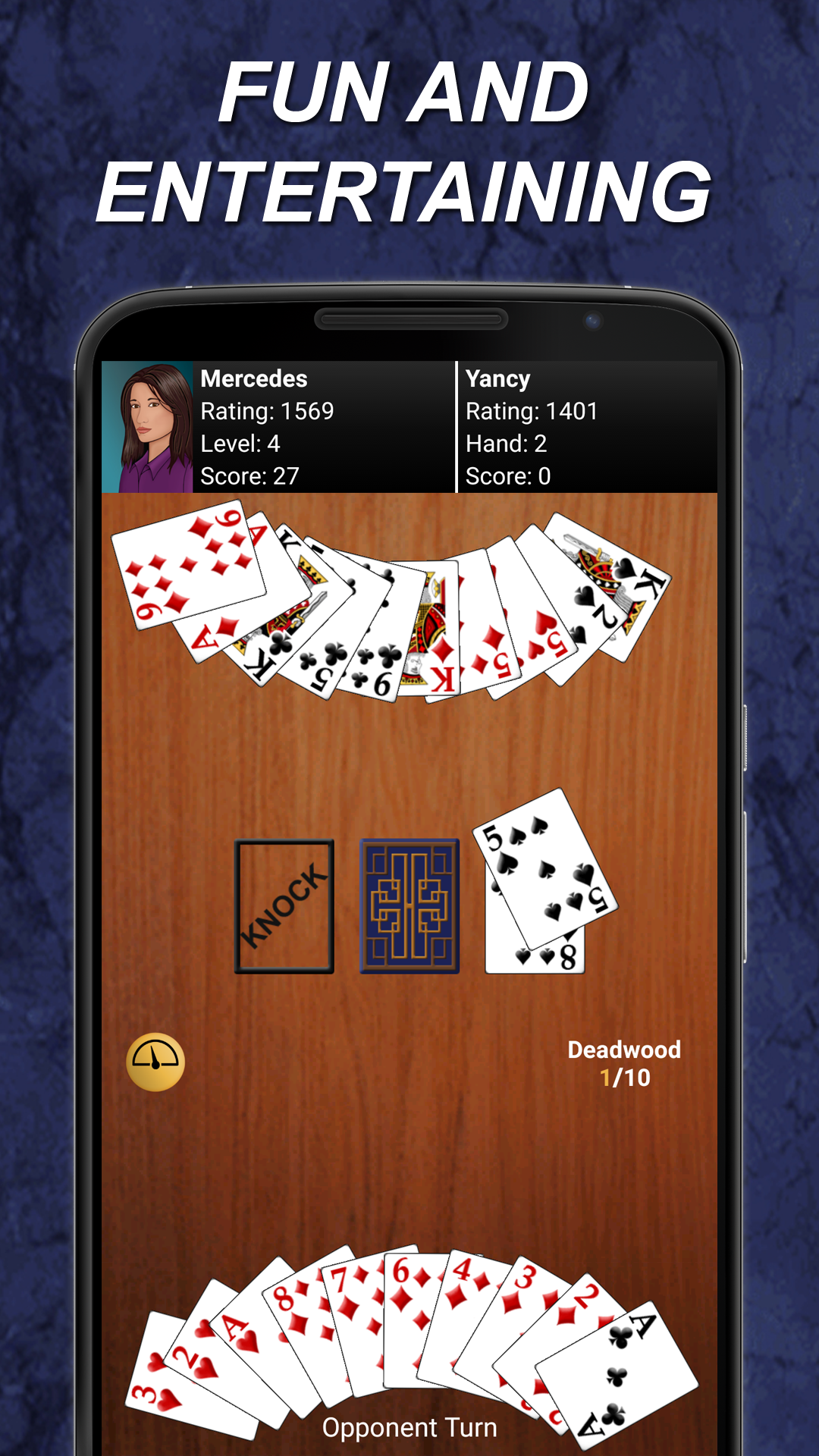 اسکرین شات 2 بازی Gin Rummy