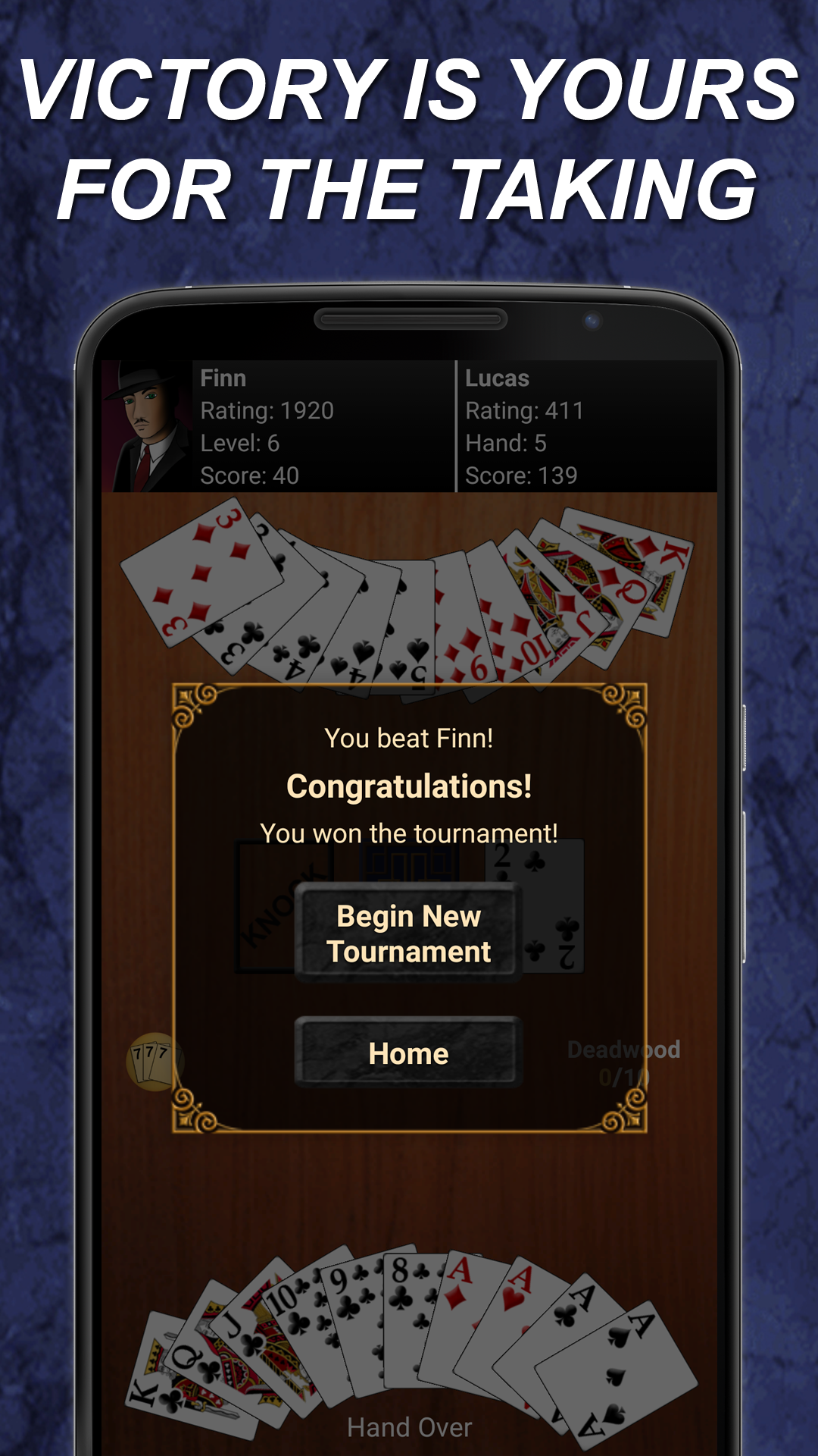 اسکرین شات 7 بازی Gin Rummy