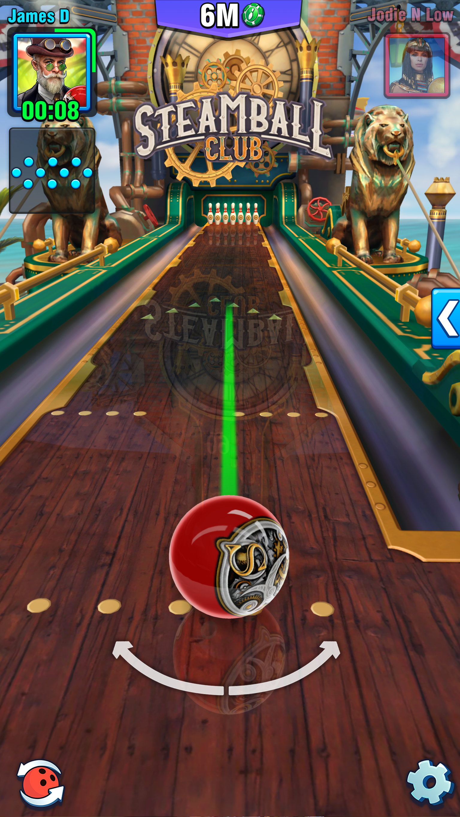 اسکرین شات 5 بازی Bowling Crew — 3D bowling game