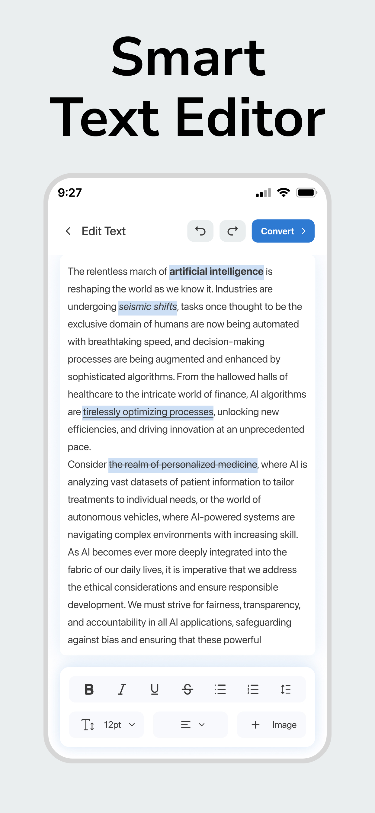 اسکرین شات 2 برنامه Text to PDF Converter