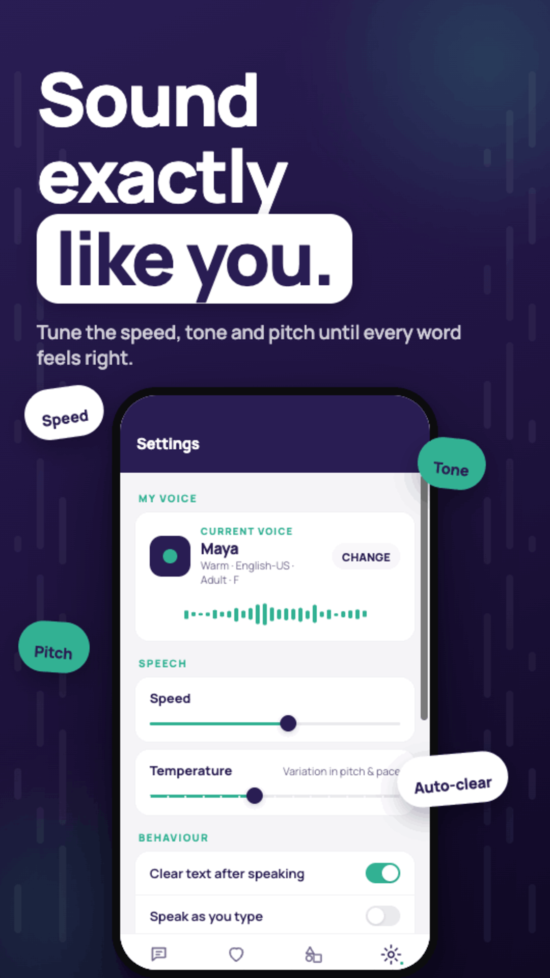 اسکرین شات 4 برنامه TTS Voices & Reader: My Voice
