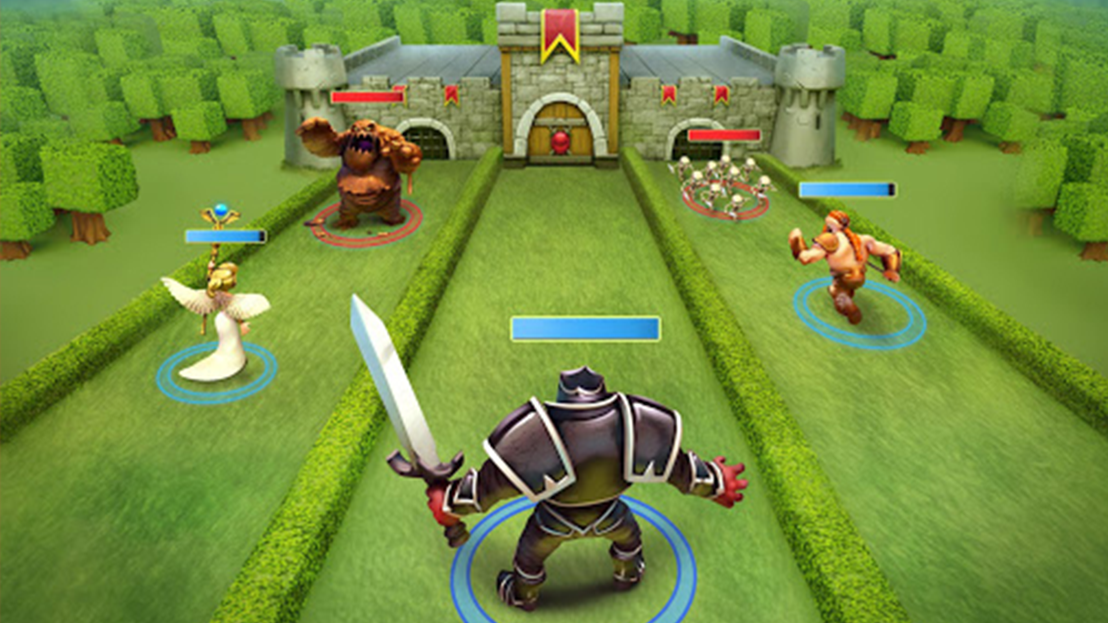 اسکرین شات 1 بازی Castle Crush：Epic Battle